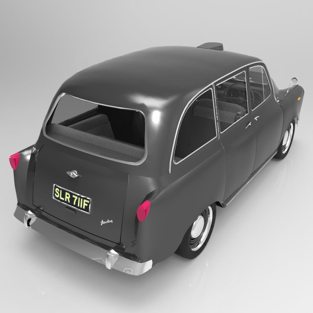 London Taxi 3D model_5