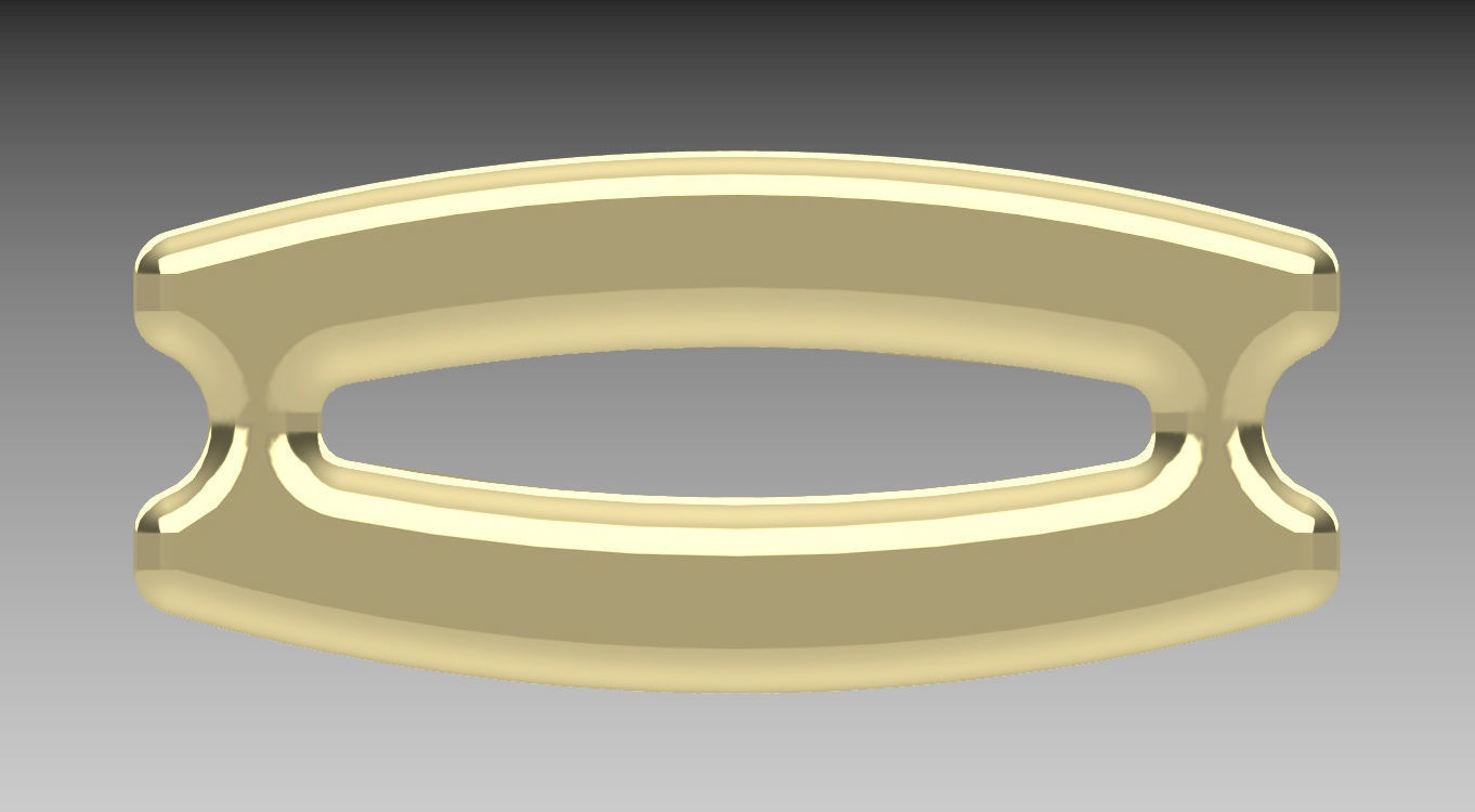 Shamballa bracelet lock 3D print model_2