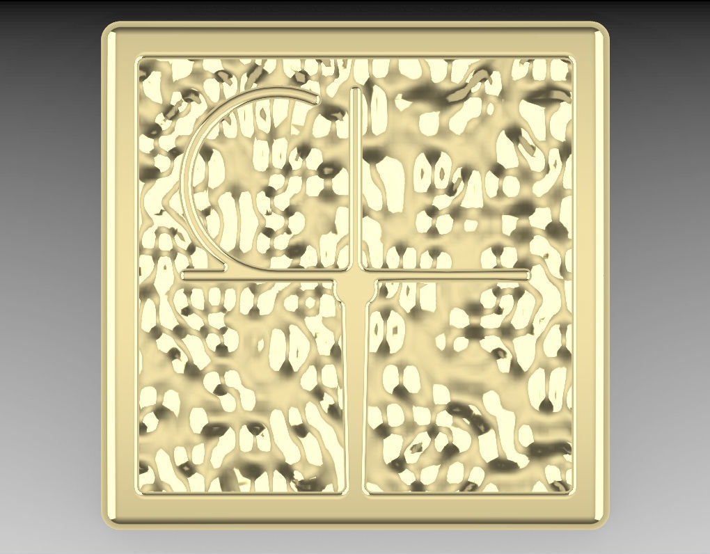 Shamballa bracelet lock 3D print model_4