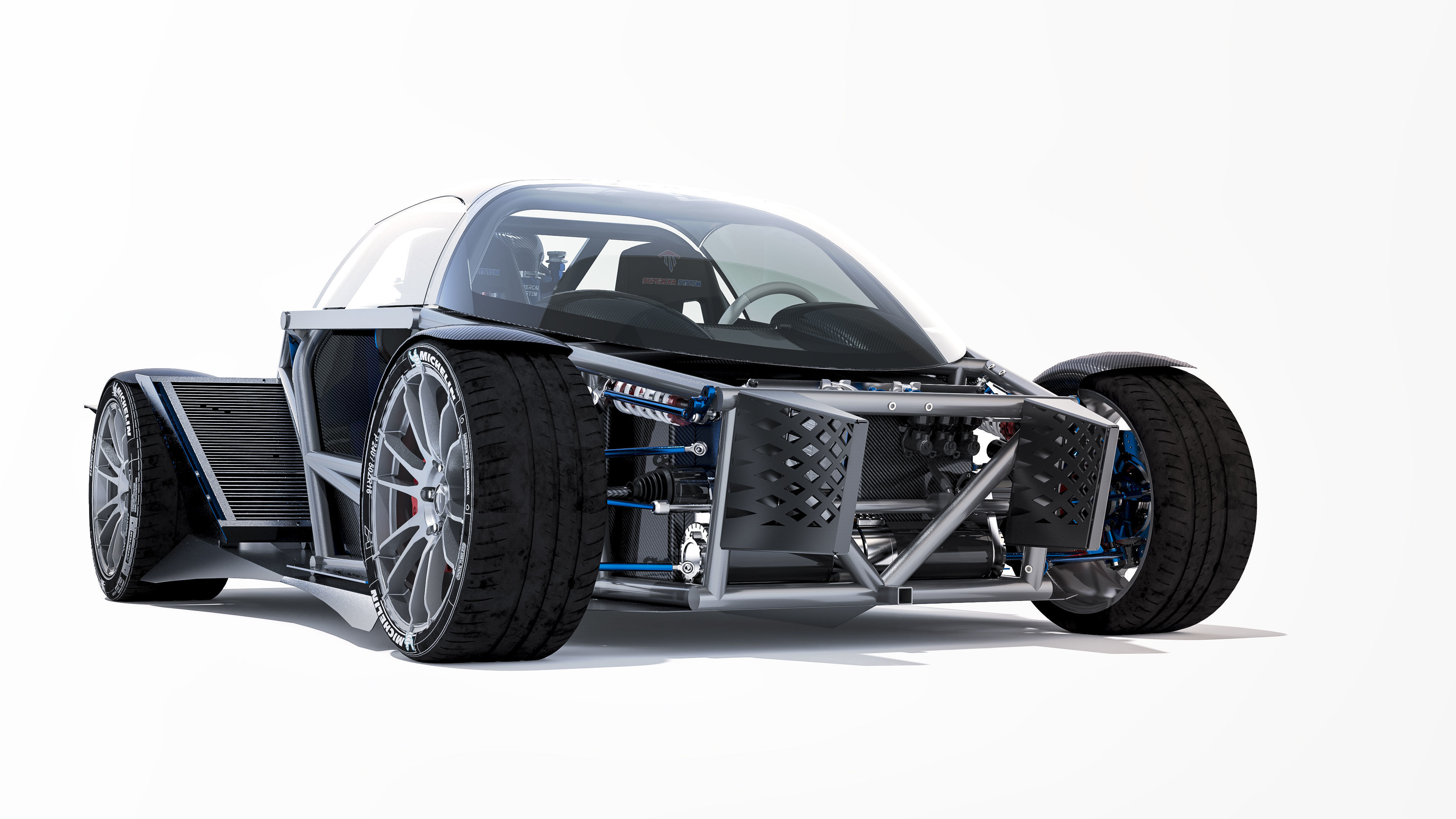 B2-Spirit 300 and Nucleus Chassis Free 3D model_1