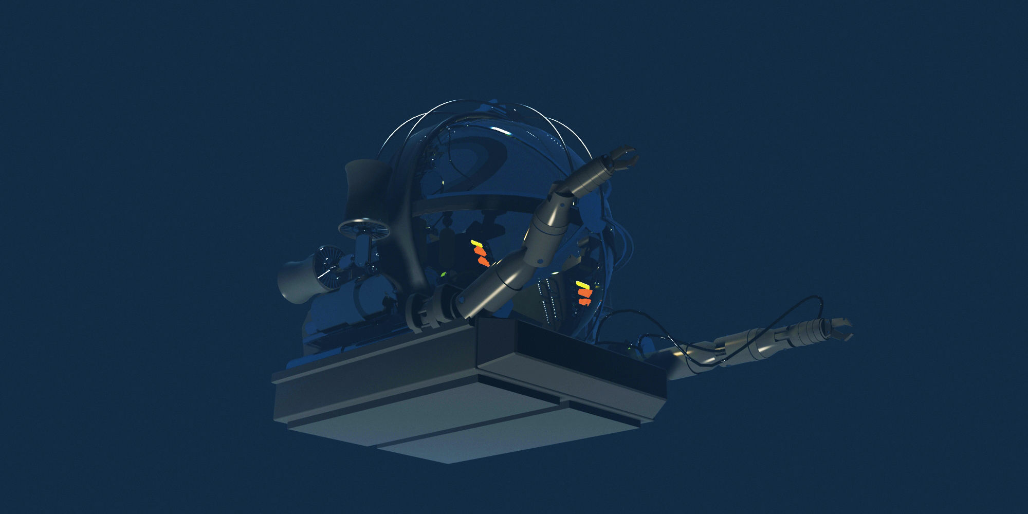 DeepRover robot 3D model_3