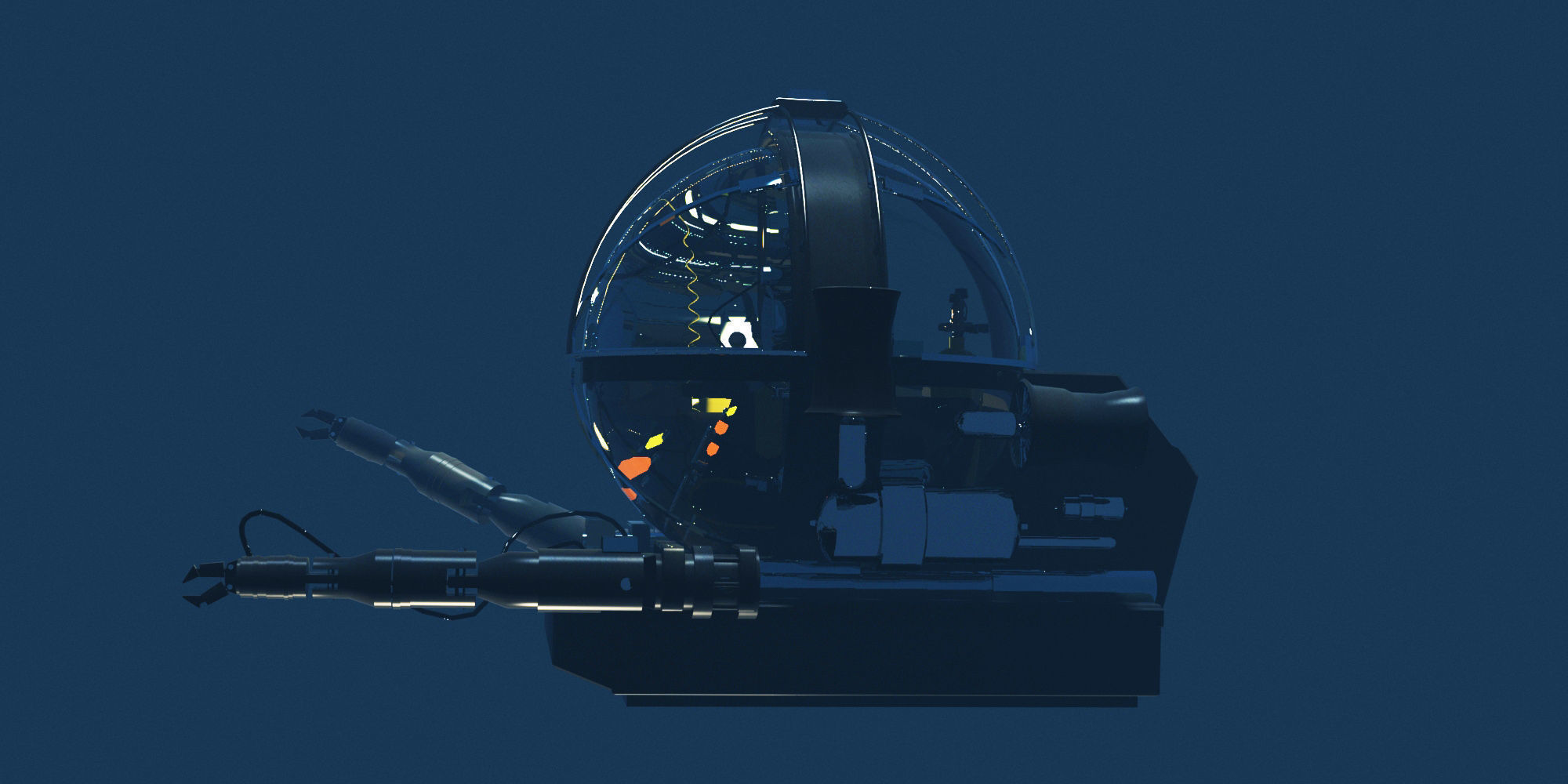 DeepRover robot 3D model_4