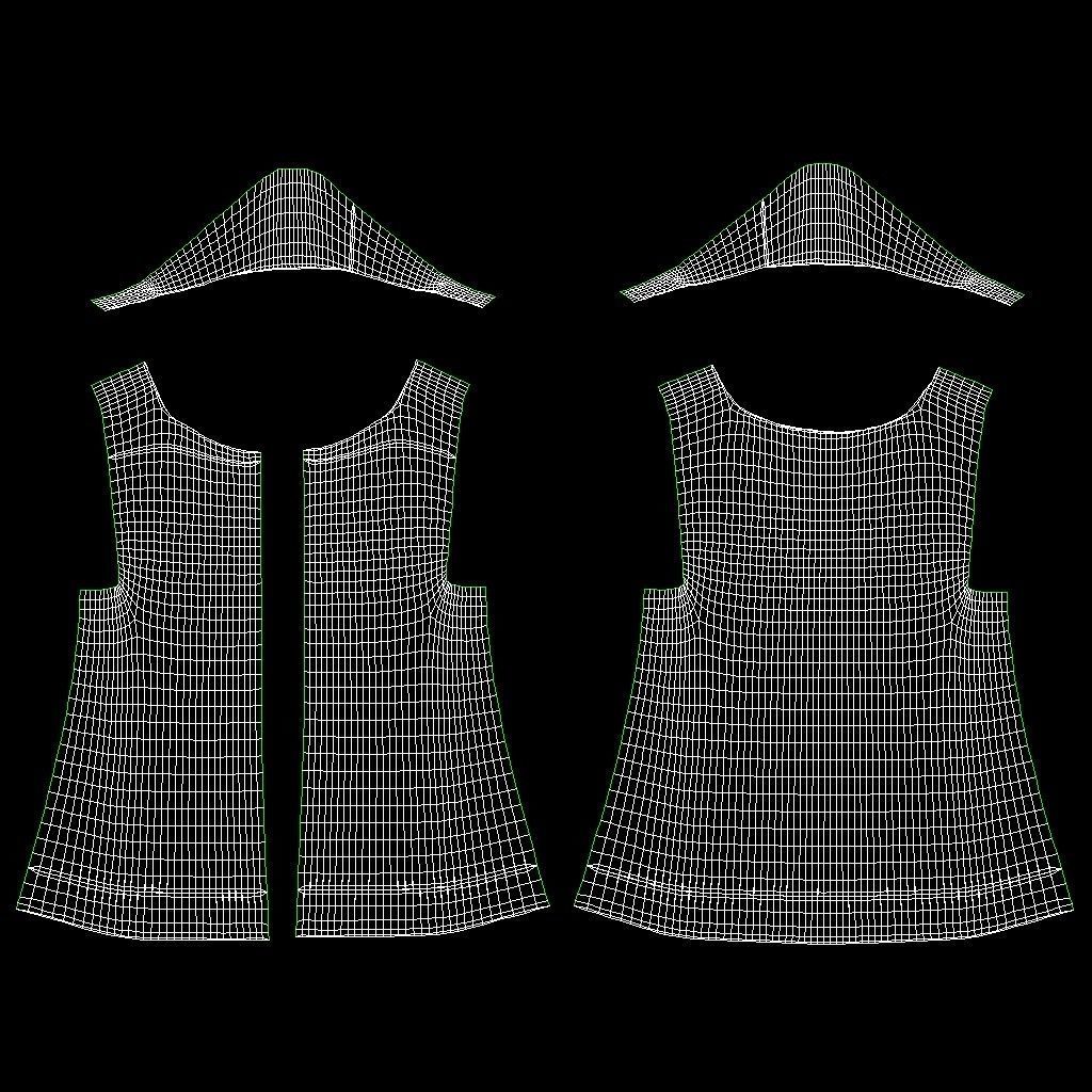 Clothes and shoes 3D model_7