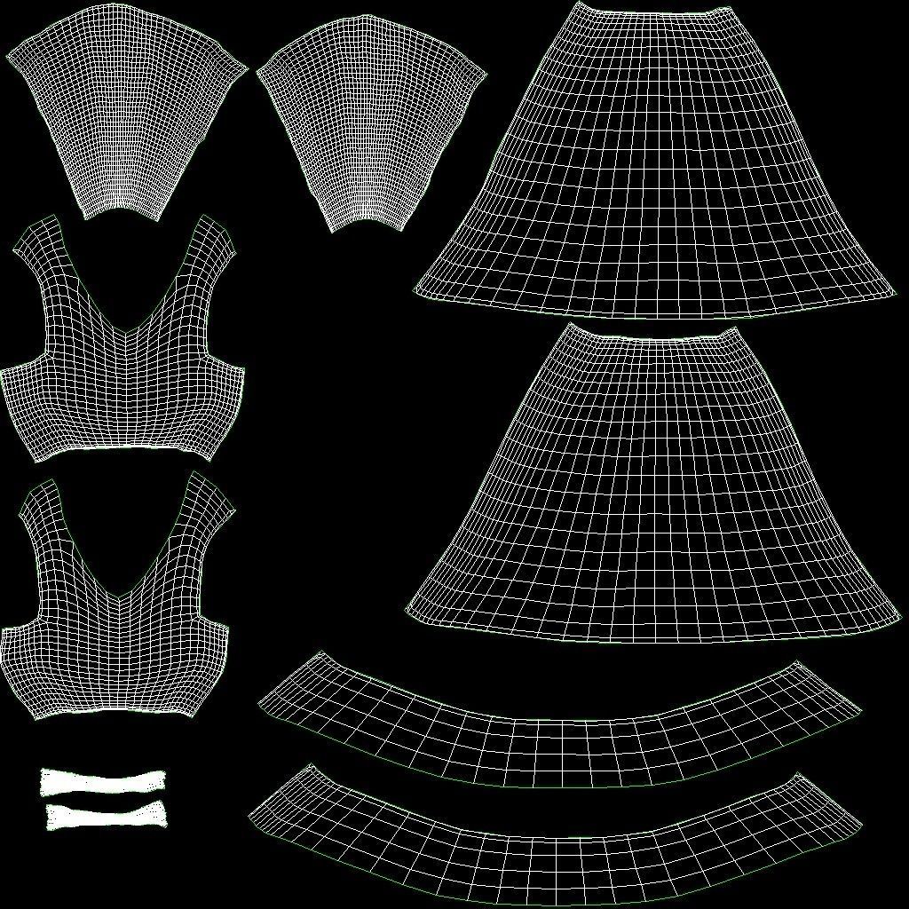 Clothes and shoes 3D model_6