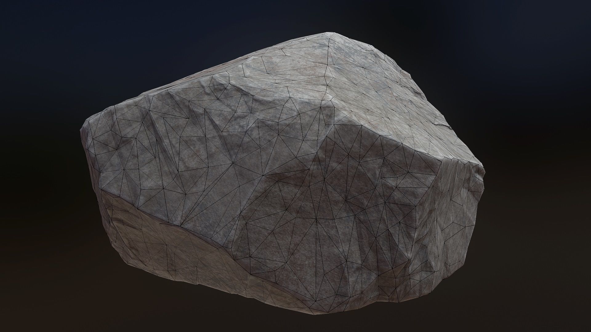 Stone V9 Low-poly 3D model_22