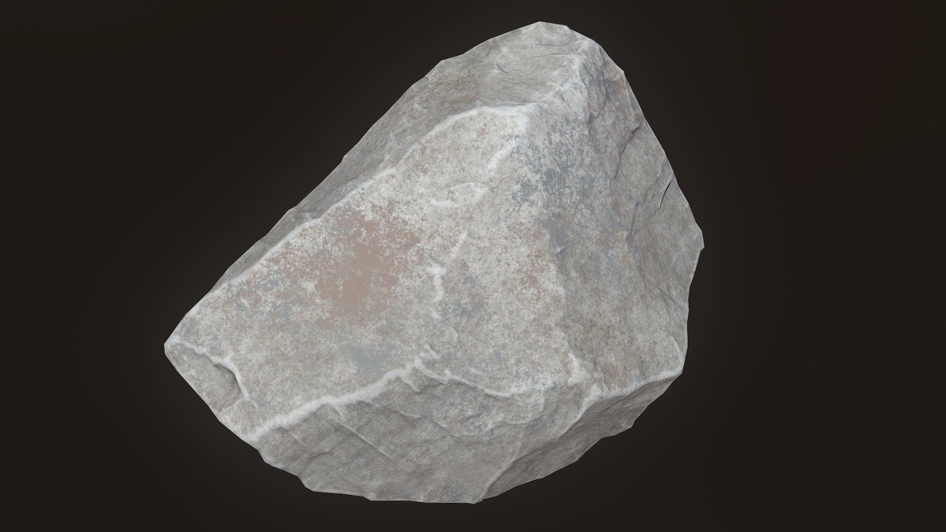 Stone V9 Low-poly 3D model_11