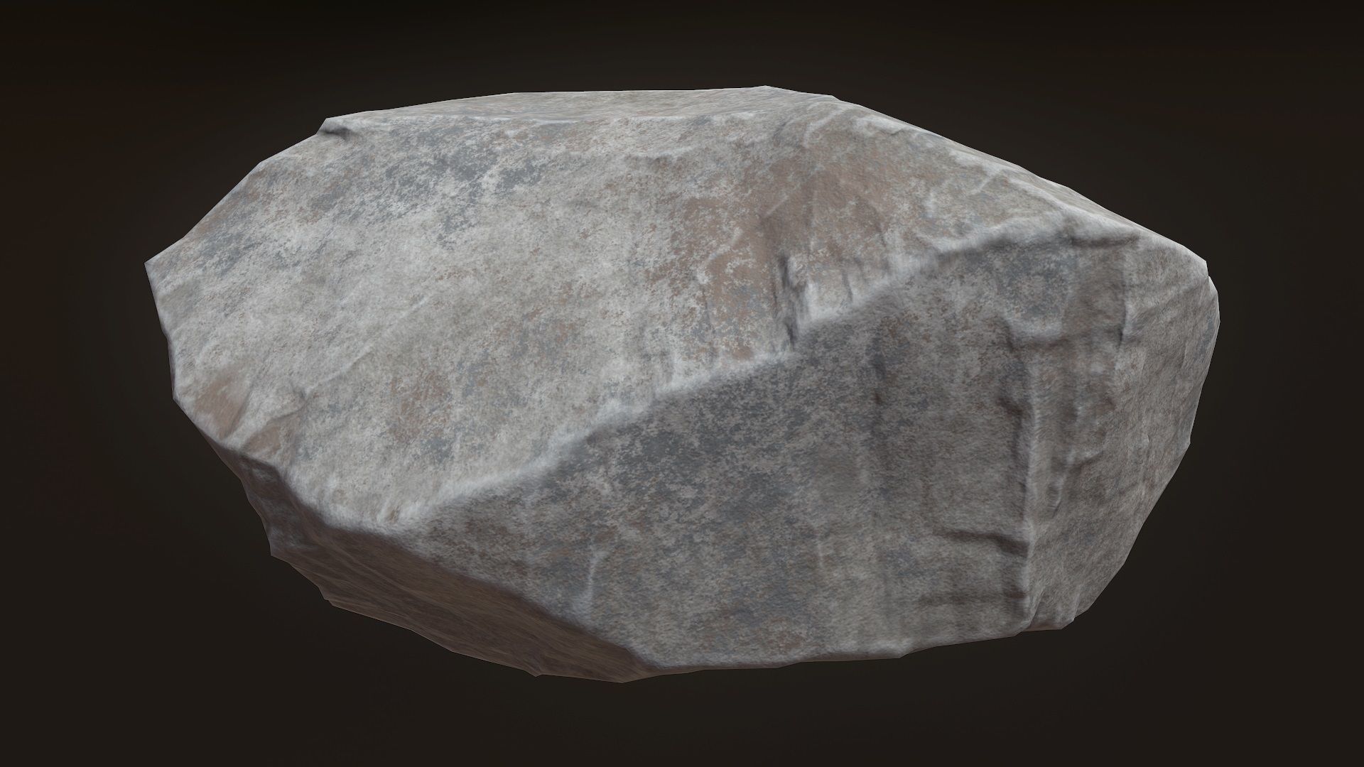Stone V9 Low-poly 3D model_4