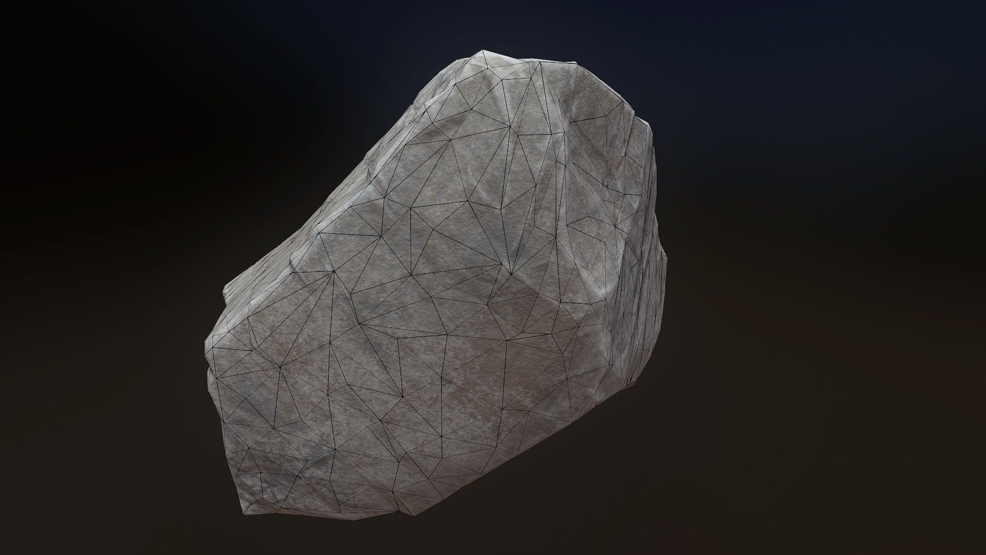 Stone V9 Low-poly 3D model_20