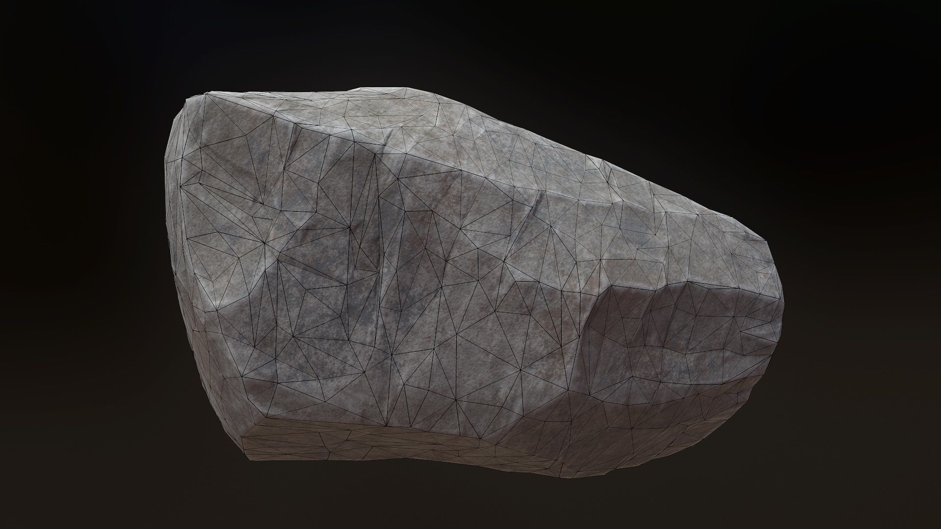 Stone V9 Low-poly 3D model_19