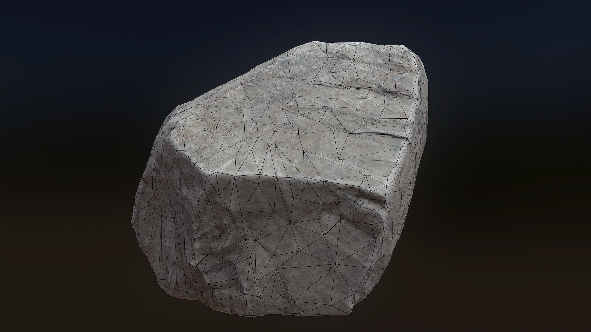 Stone V9 Low-poly 3D model_21
