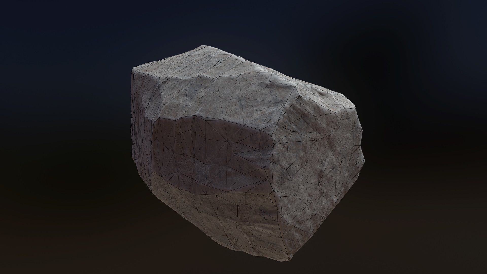 Stone V9 Low-poly 3D model_24