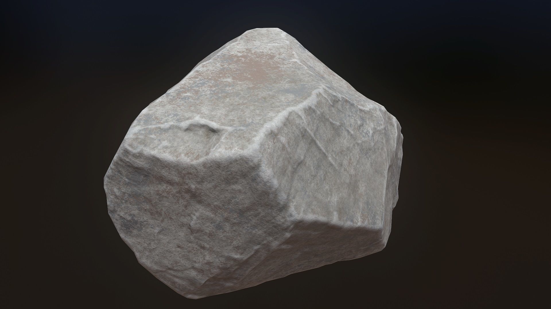Stone V9 Low-poly 3D model_10