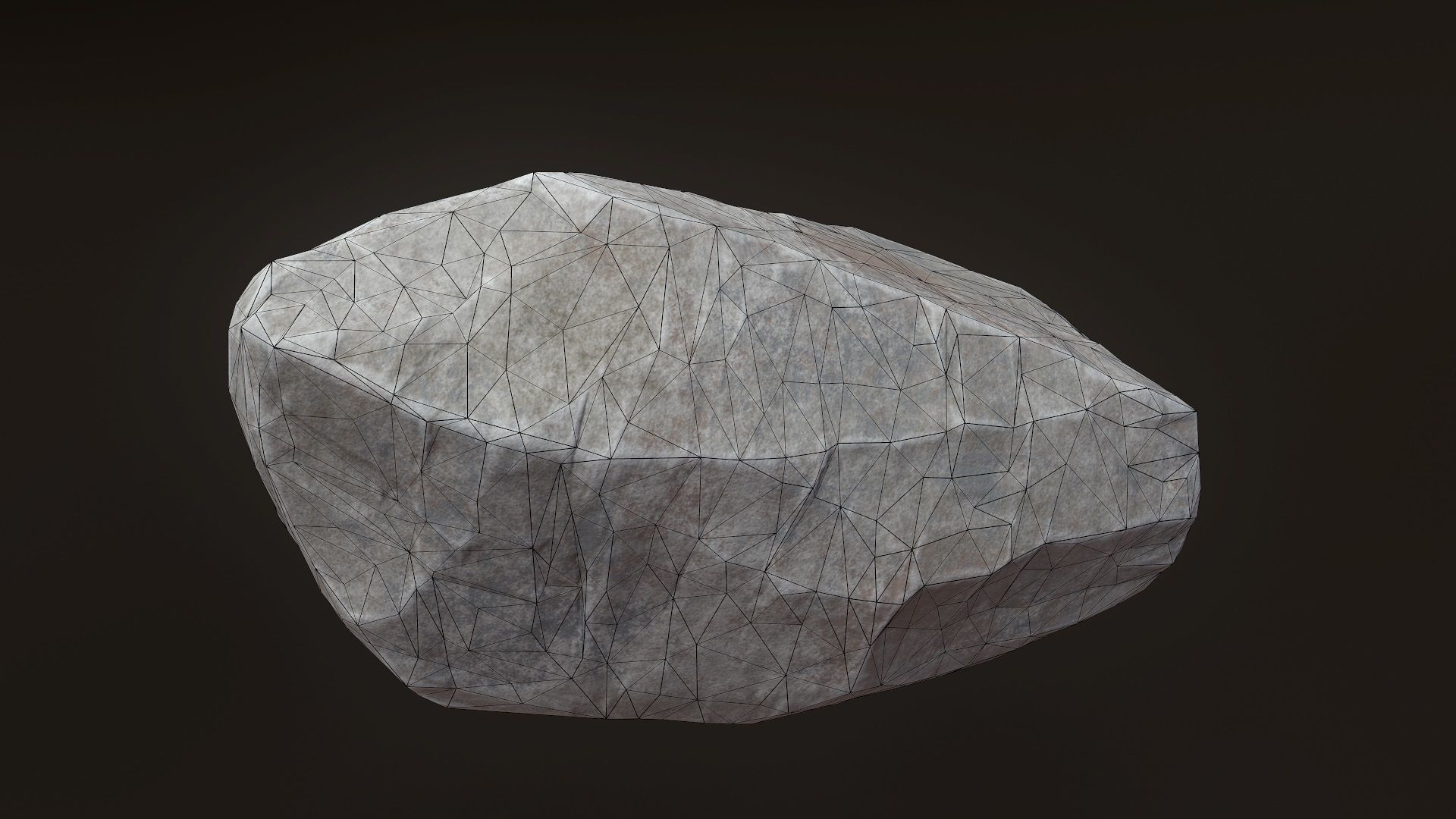 Stone V9 Low-poly 3D model_18