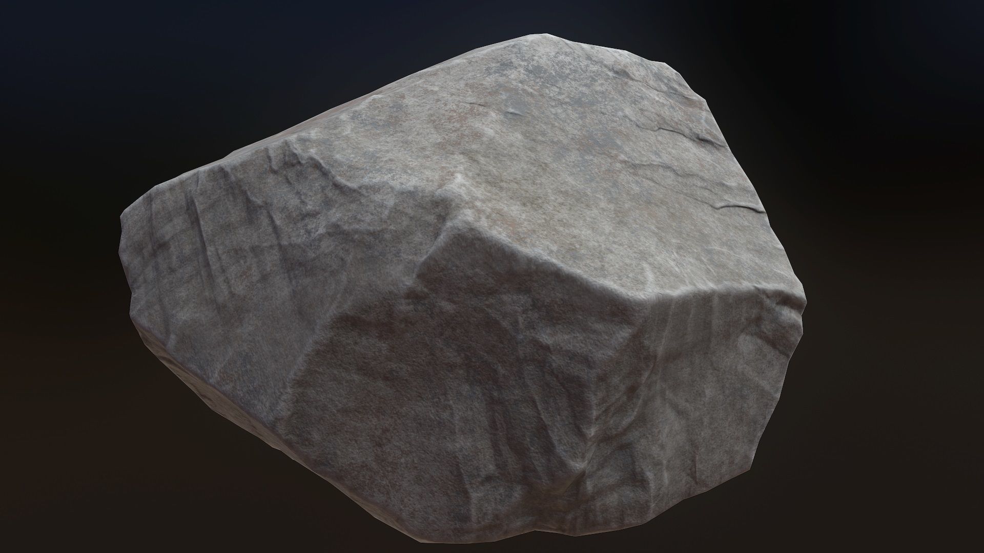 Stone V9 Low-poly 3D model_13