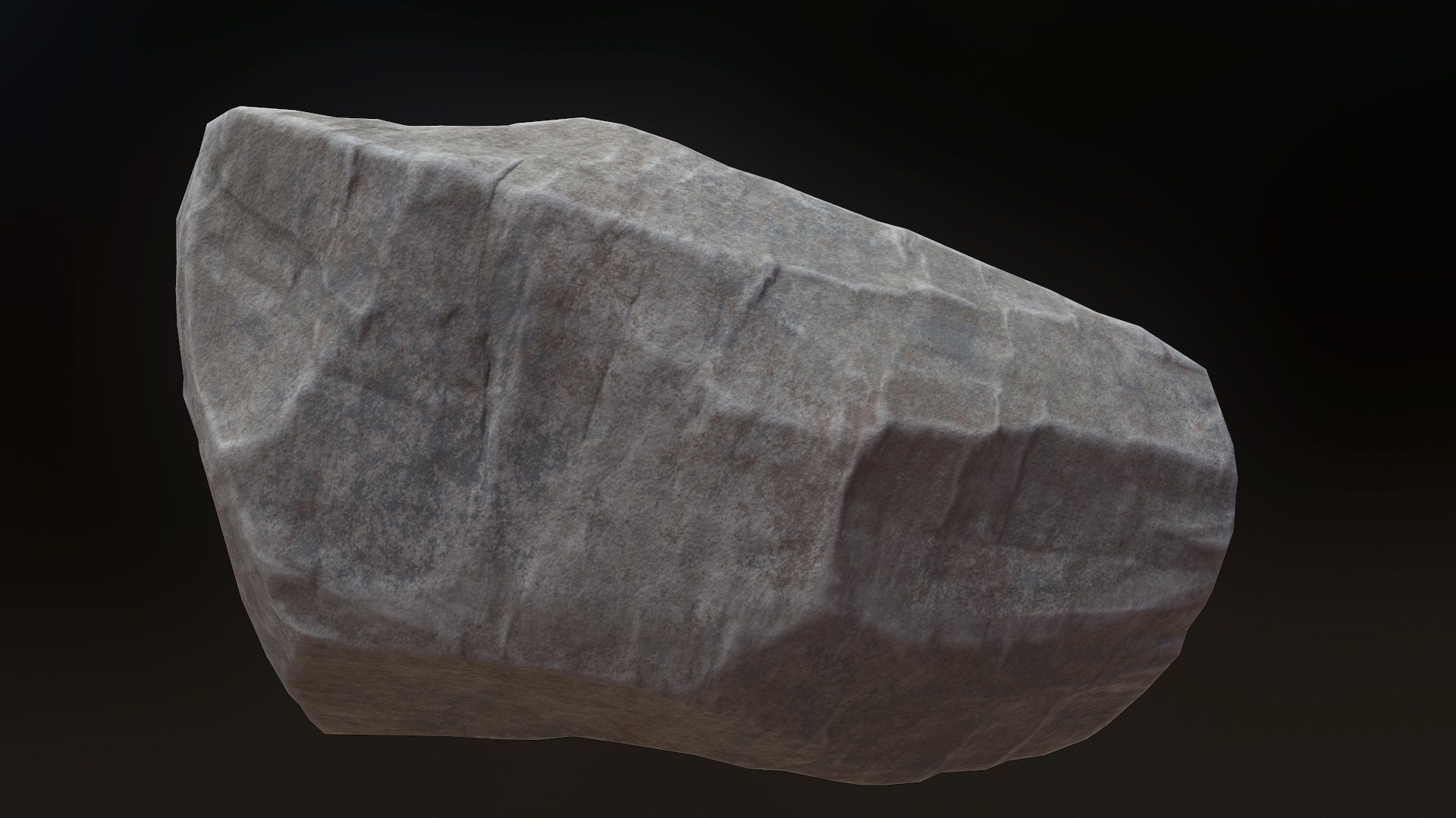 Stone V9 Low-poly 3D model_15