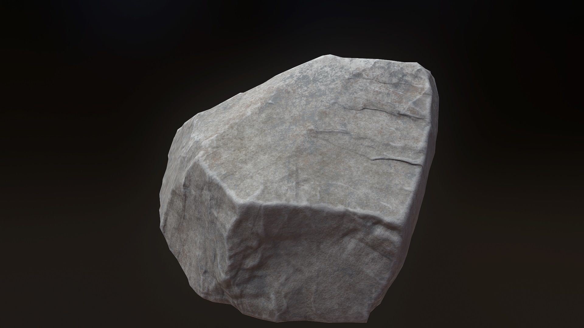 Stone V9 Low-poly 3D model_12