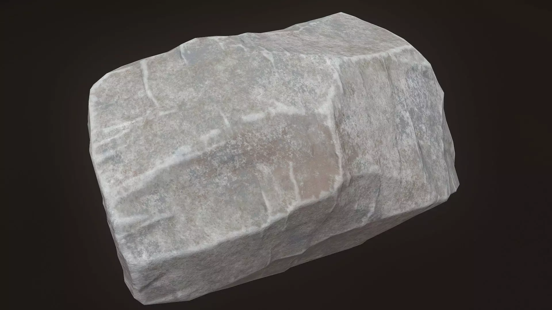 Stone V9 Low-poly 3D model_0
