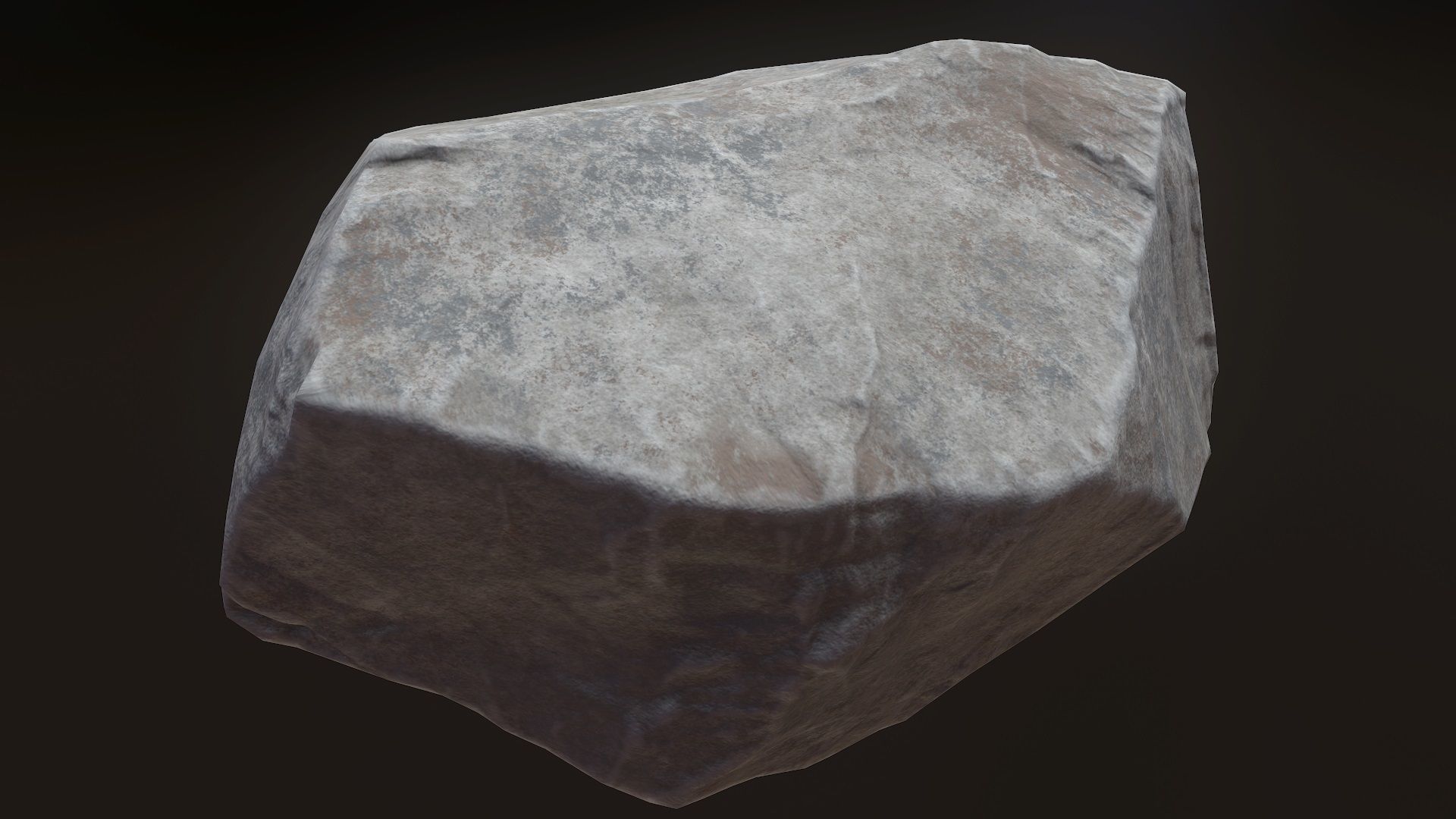Stone V9 Low-poly 3D model_6