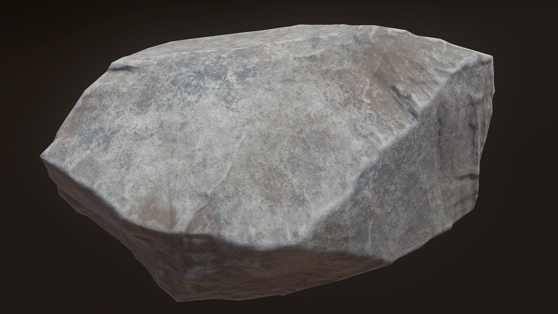 Stone V9 Low-poly 3D model_5