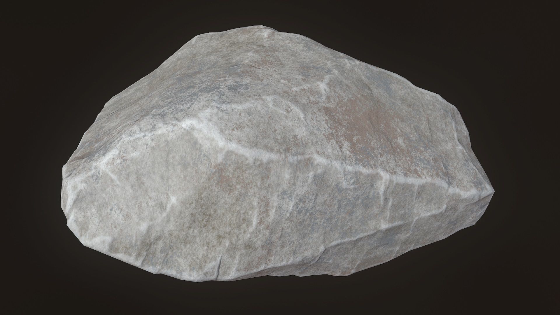 Stone V9 Low-poly 3D model_16