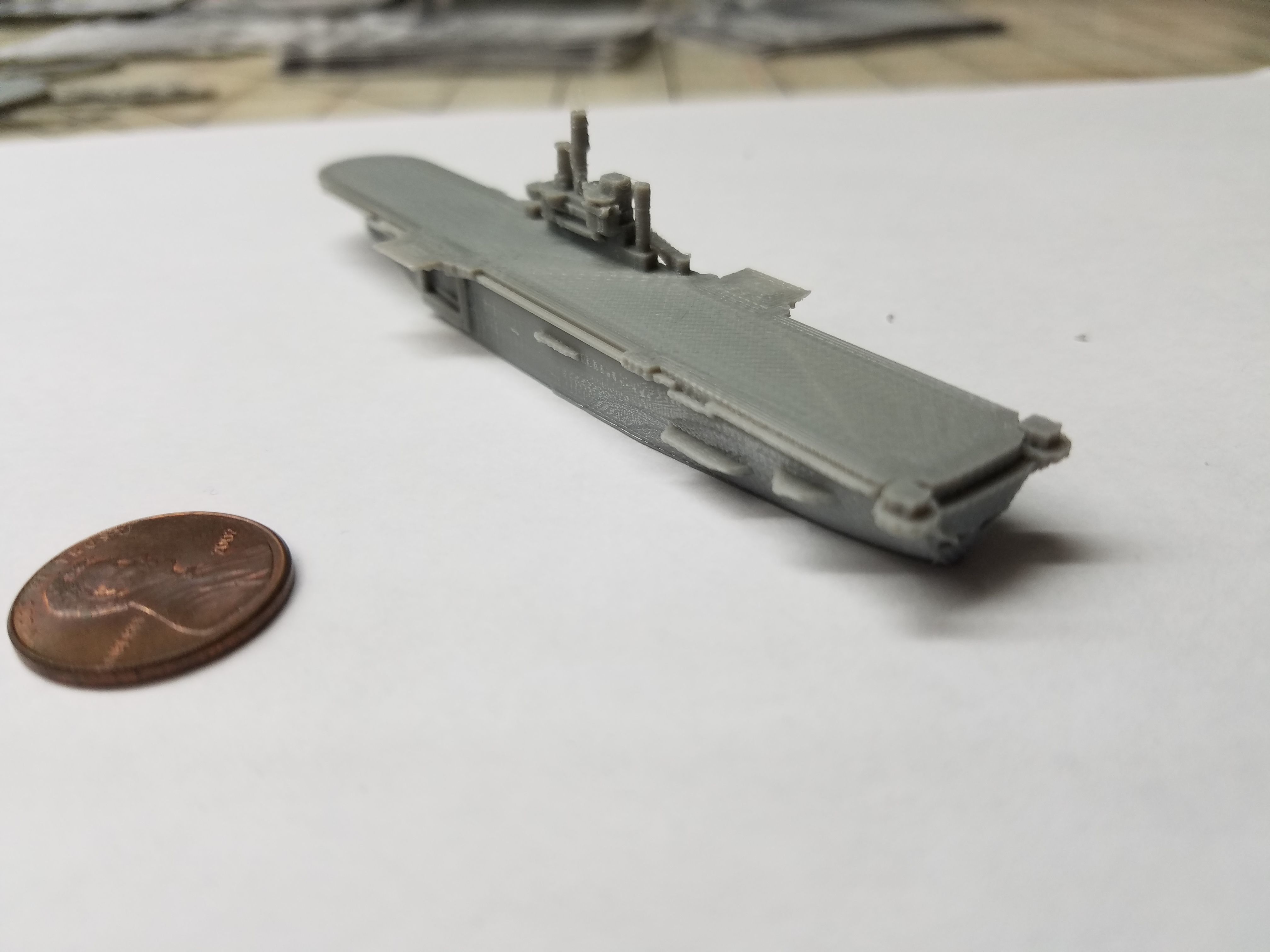 US Iwo Jima Class Amphibious Assault Warship 3D print model_12