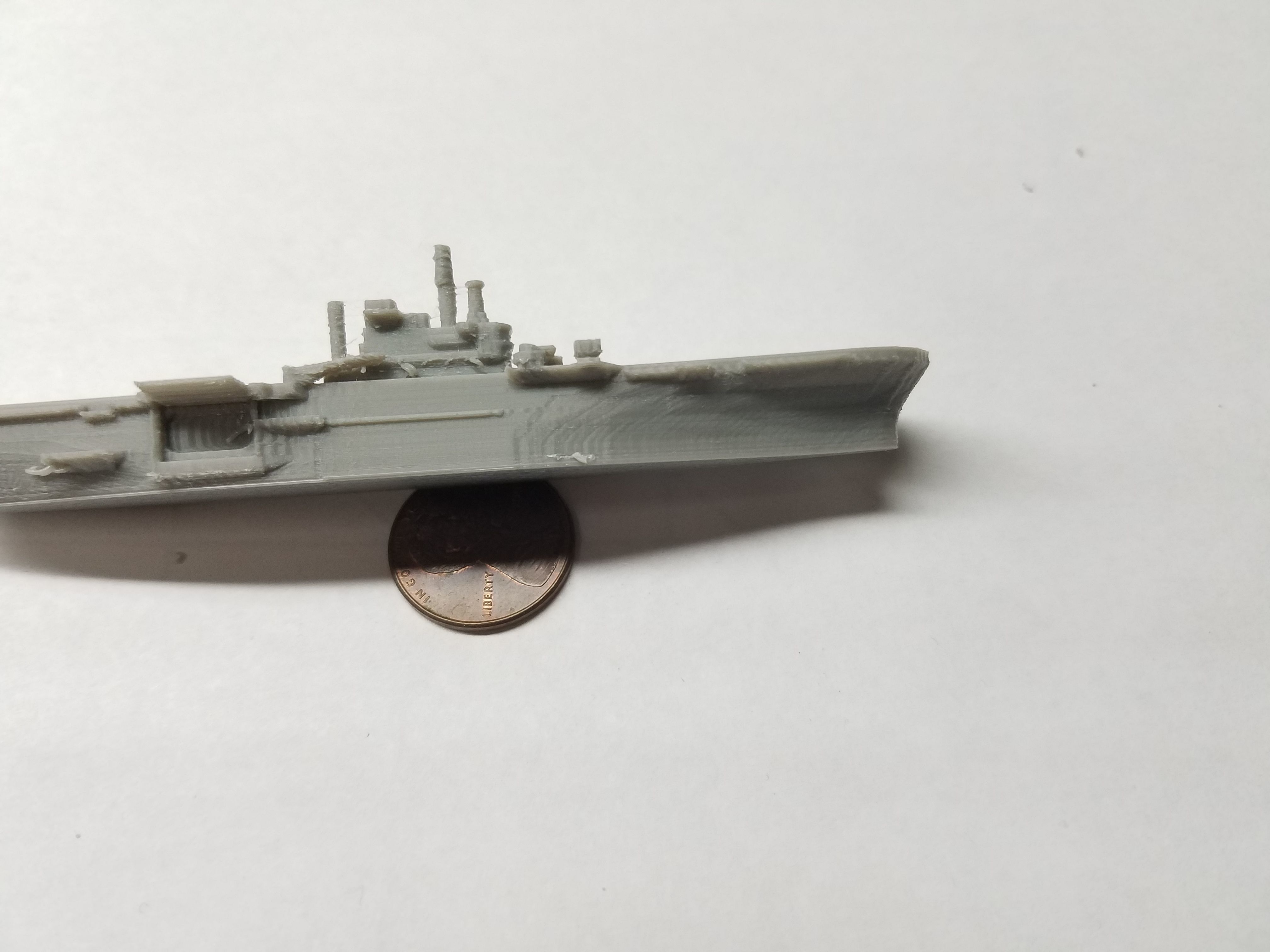US Iwo Jima Class Amphibious Assault Warship 3D print model_2