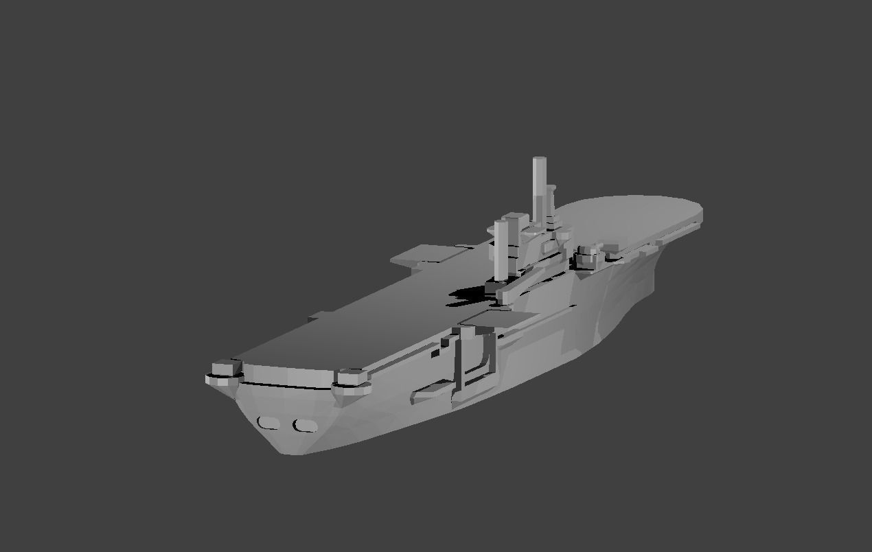 US Iwo Jima Class Amphibious Assault Warship 3D print model_5