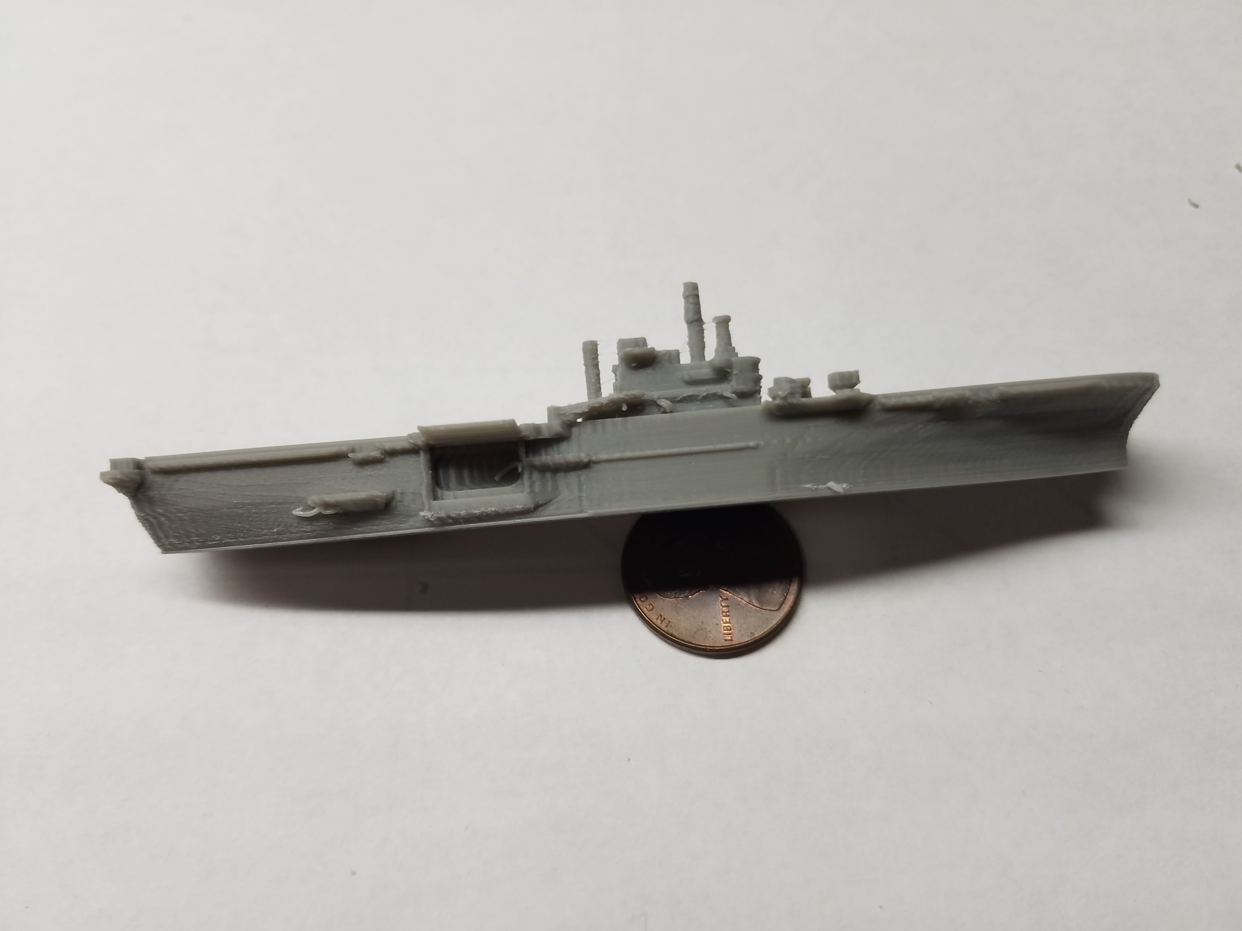 US Iwo Jima Class Amphibious Assault Warship 3D print model_3