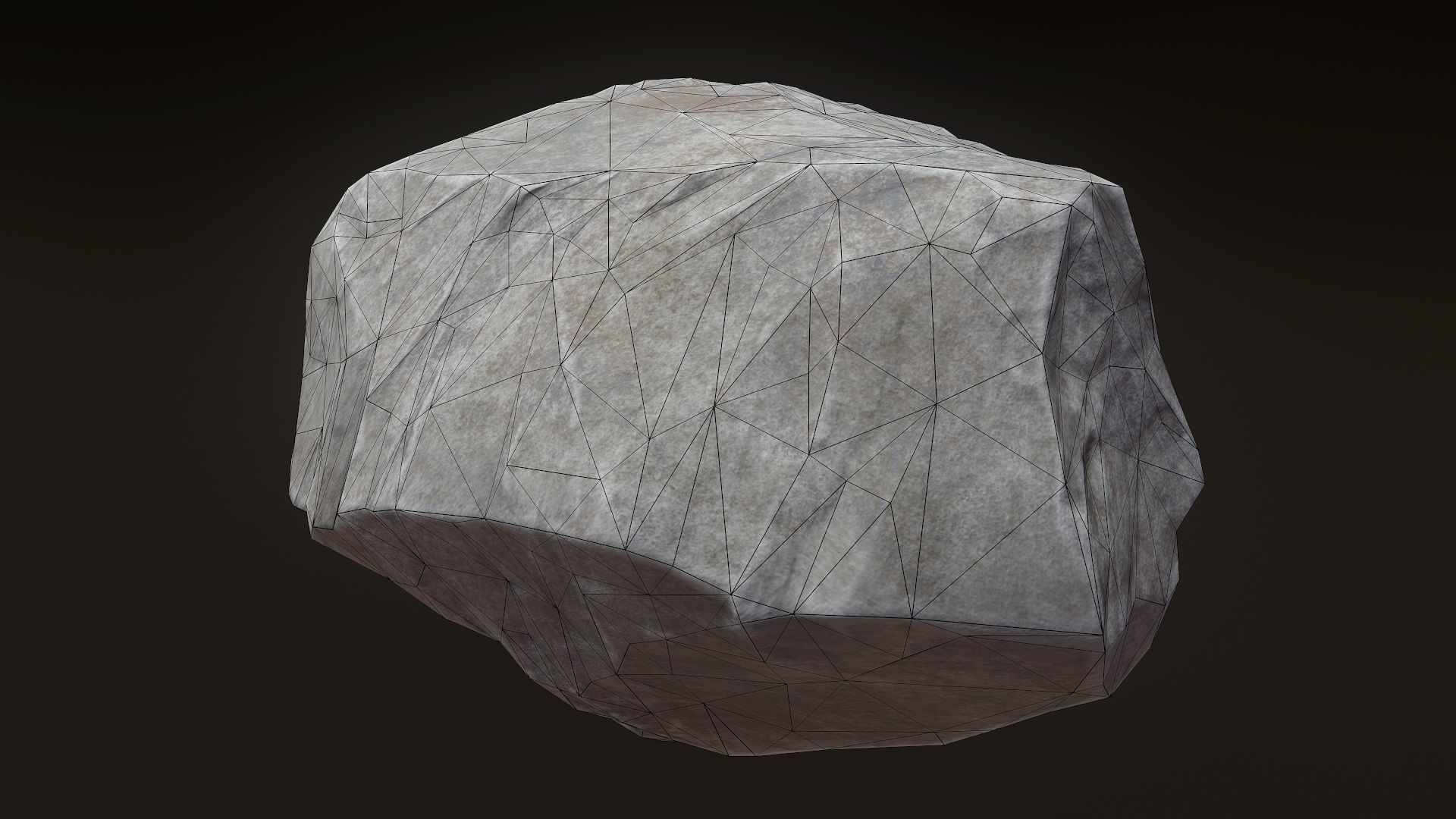 Stone V 10 Low-poly 3D model_29