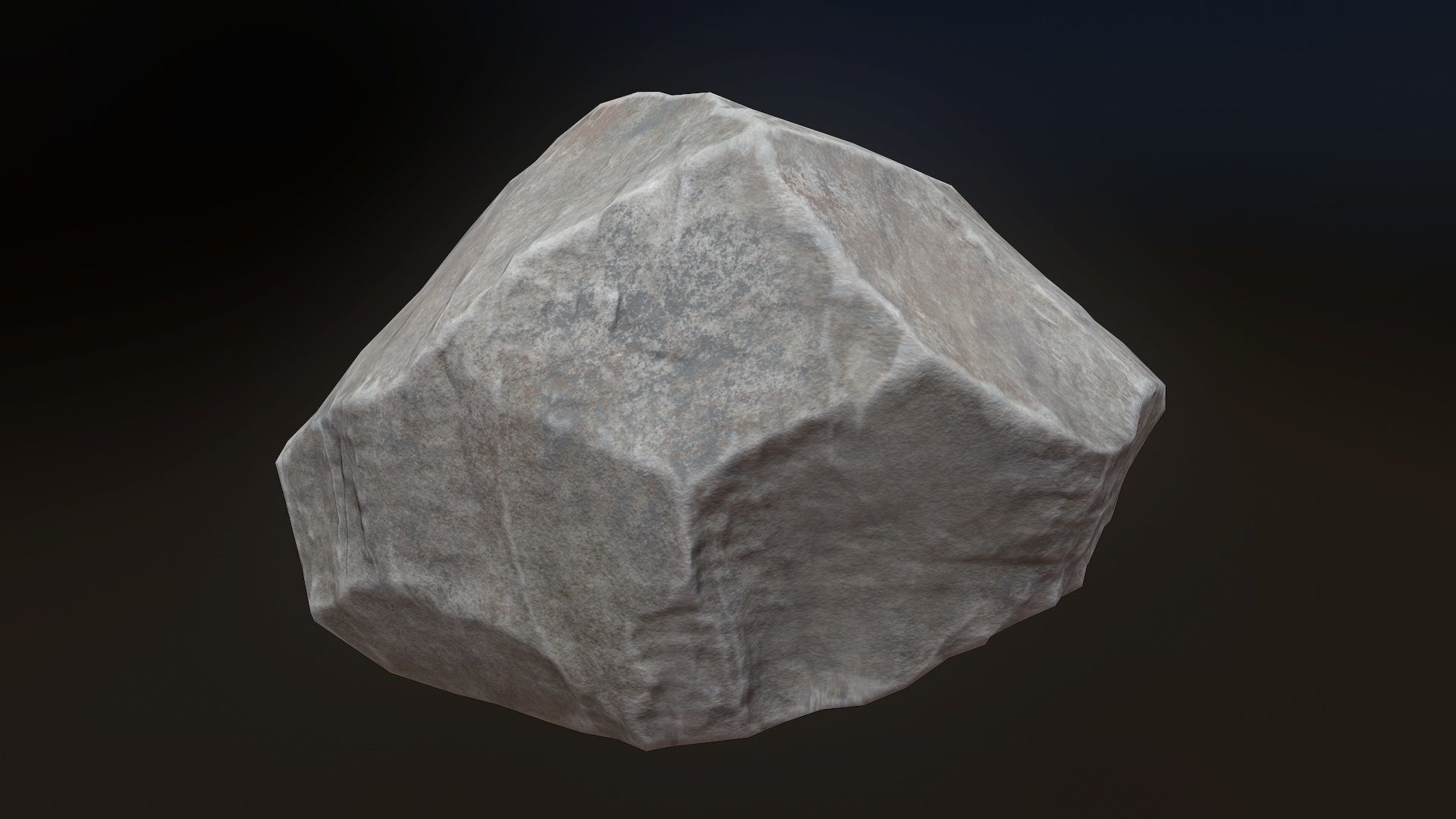 Stone V 10 Low-poly 3D model_5