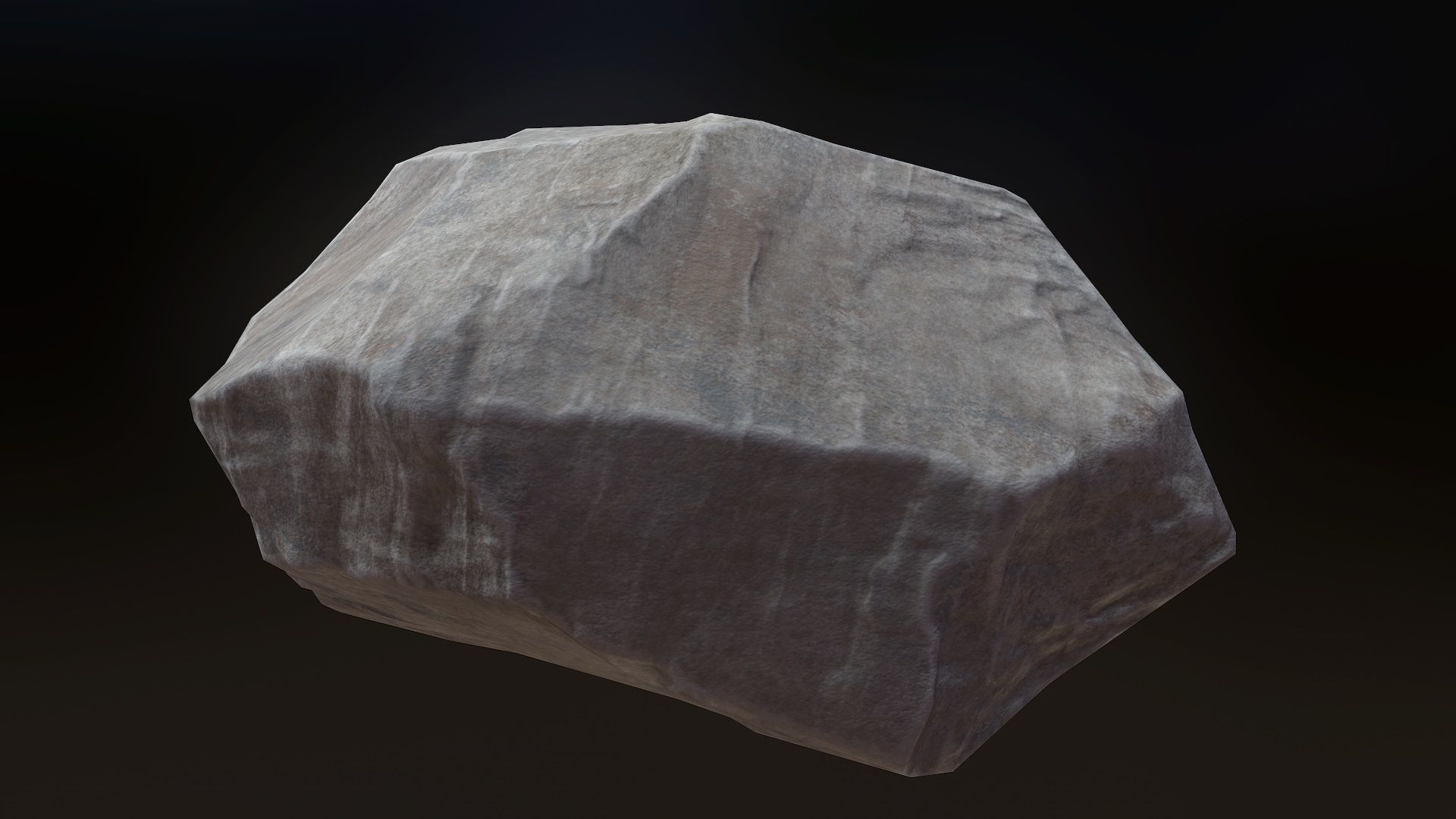 Stone V 10 Low-poly 3D model_9