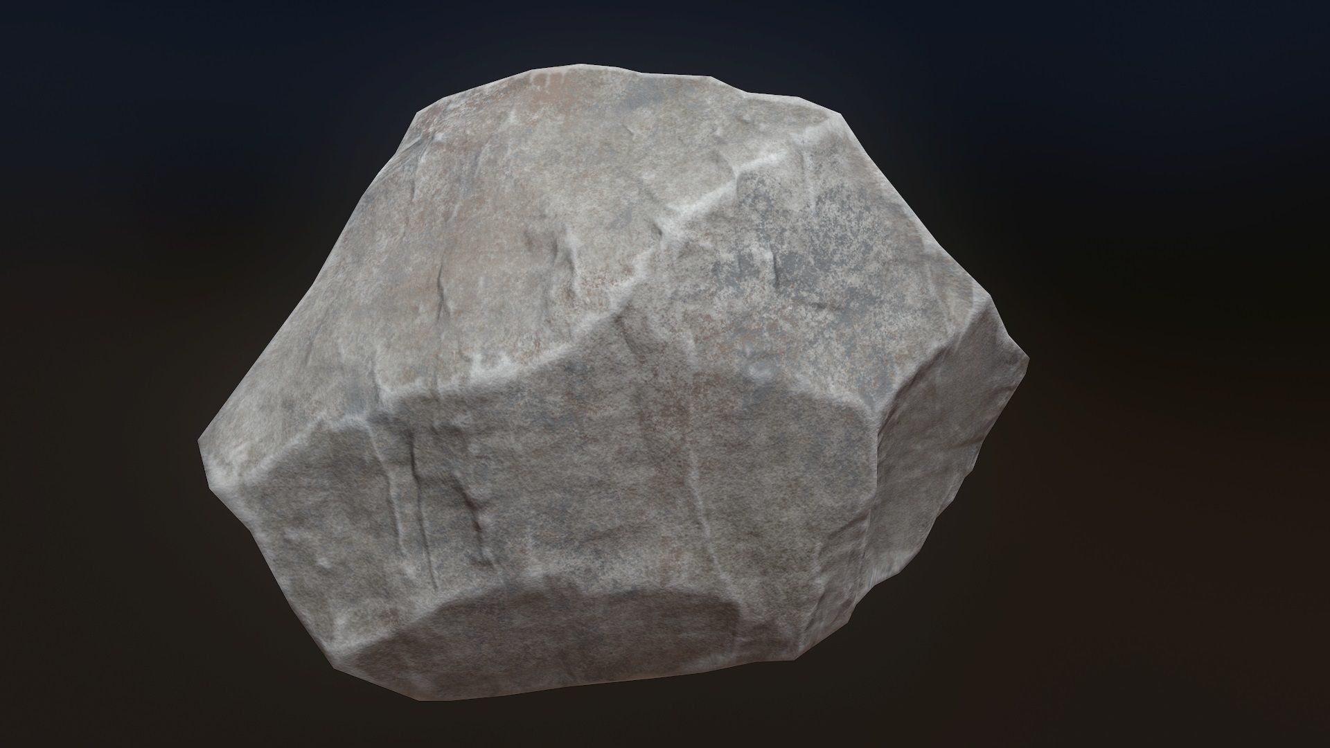 Stone V 10 Low-poly 3D model_3
