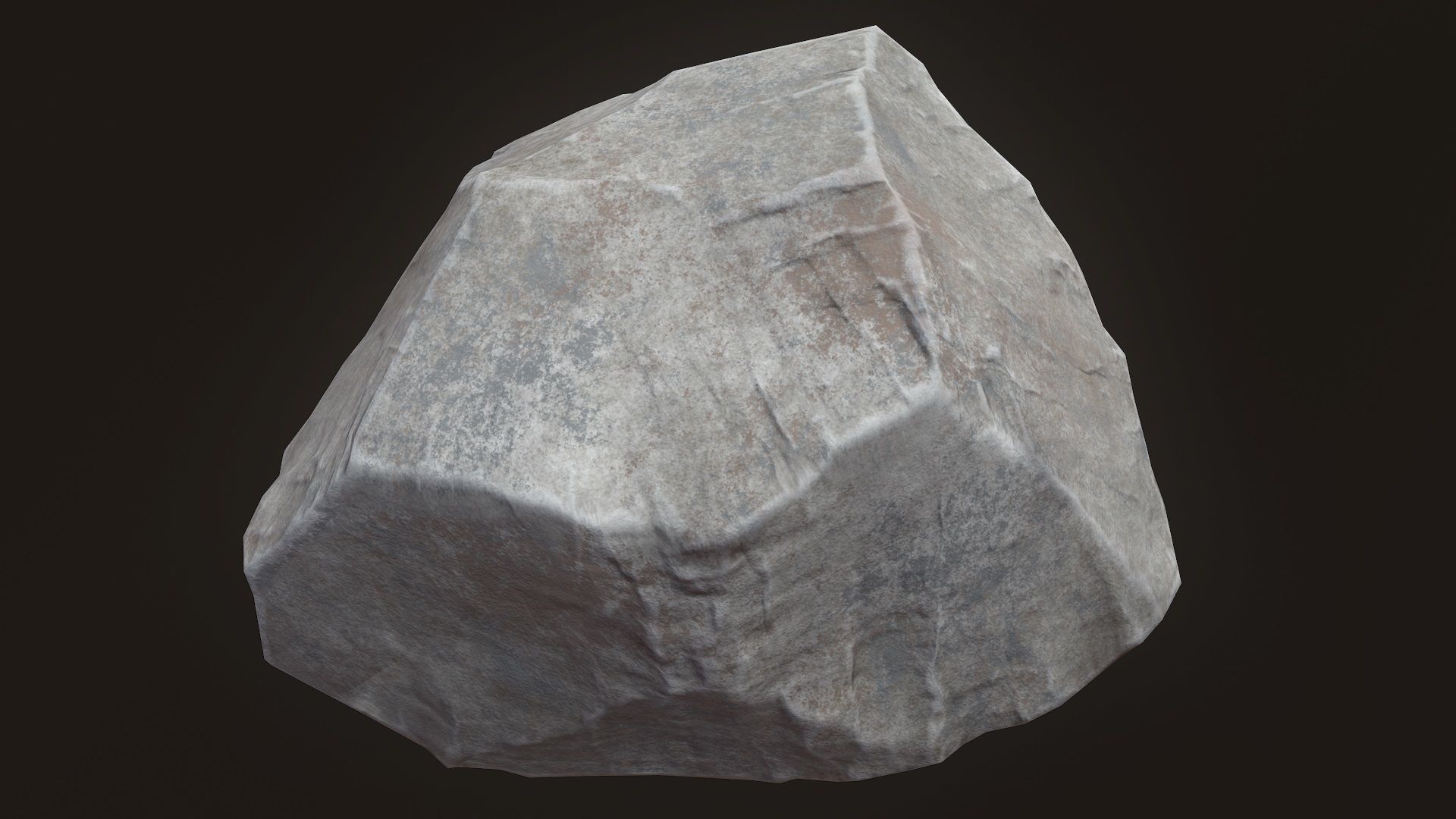 Stone V 10 Low-poly 3D model_15