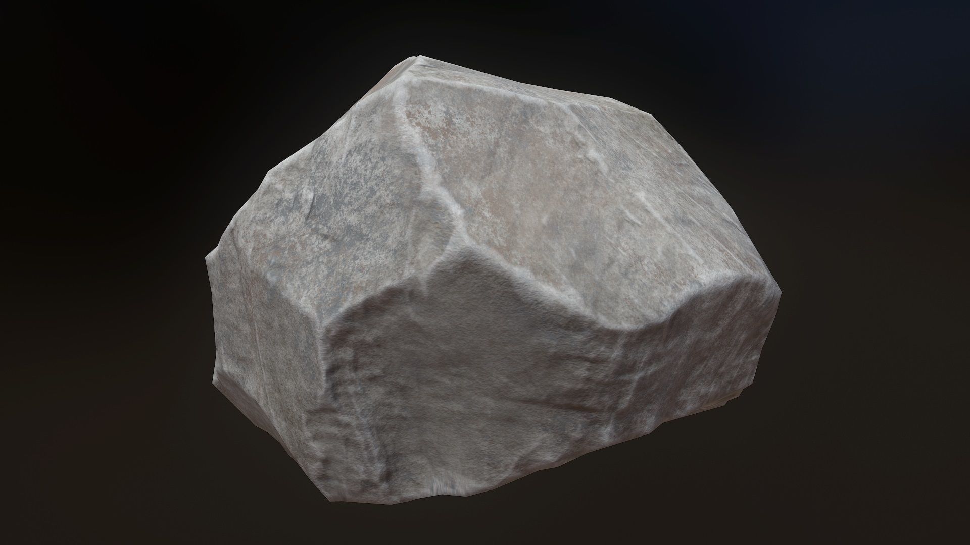 Stone V 10 Low-poly 3D model_6
