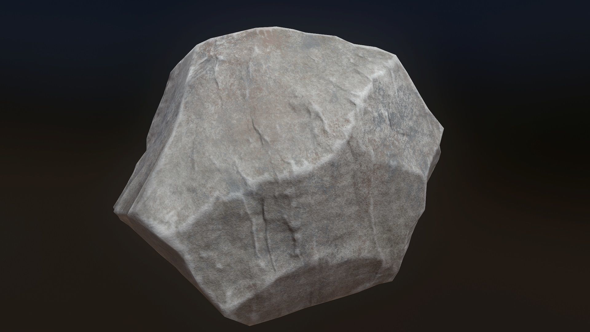 Stone V 10 Low-poly 3D model_2
