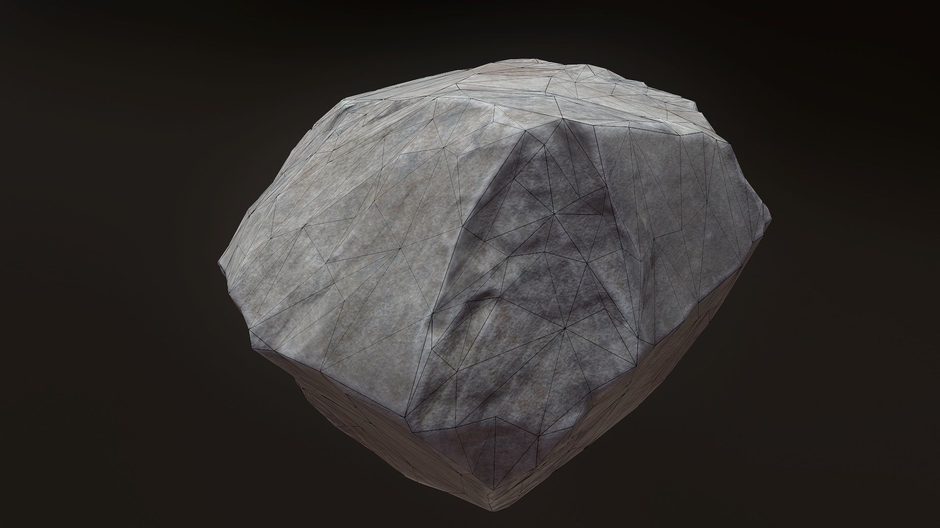 Stone V 10 Low-poly 3D model_28