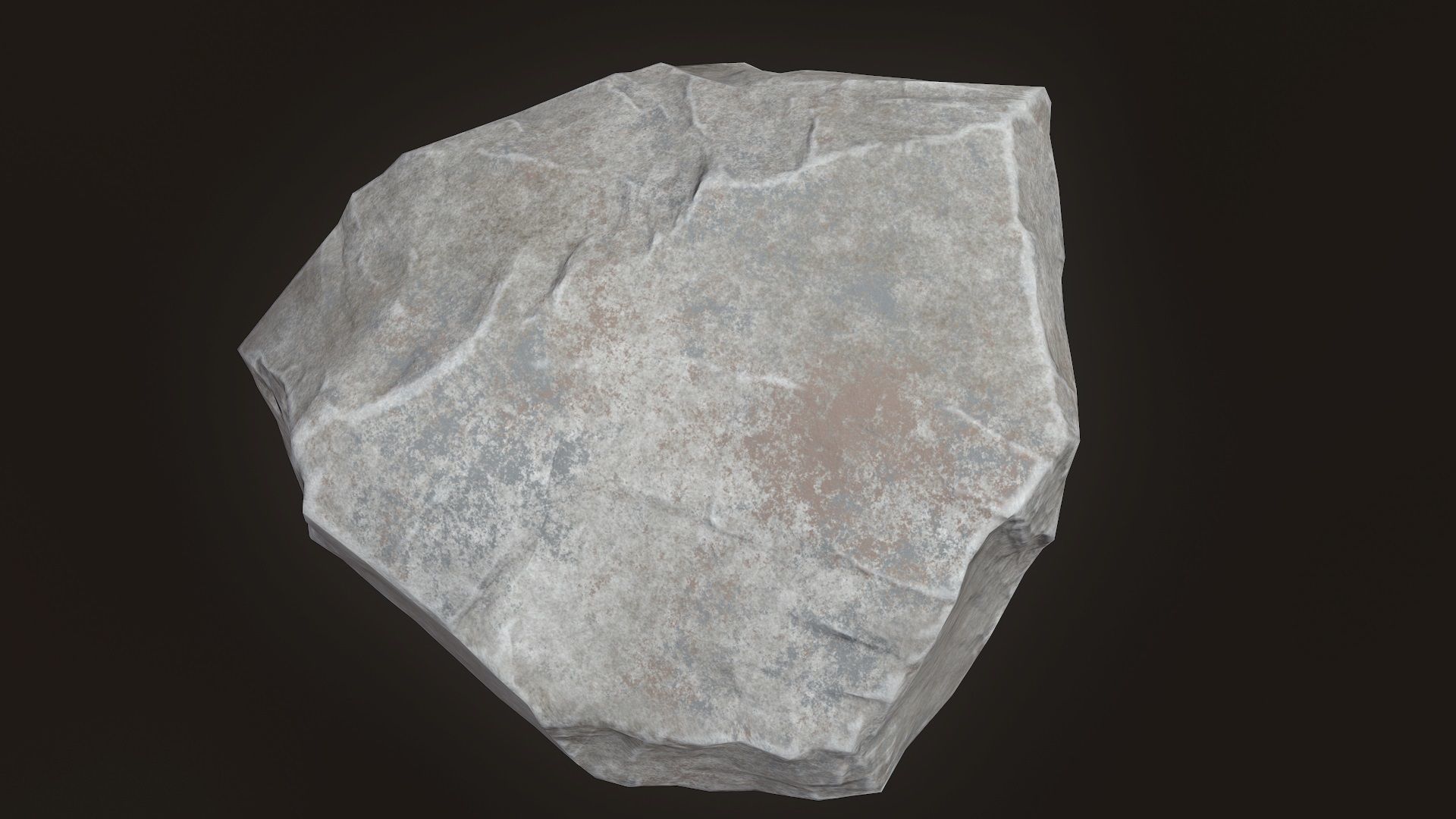 Stone V 10 Low-poly 3D model_22