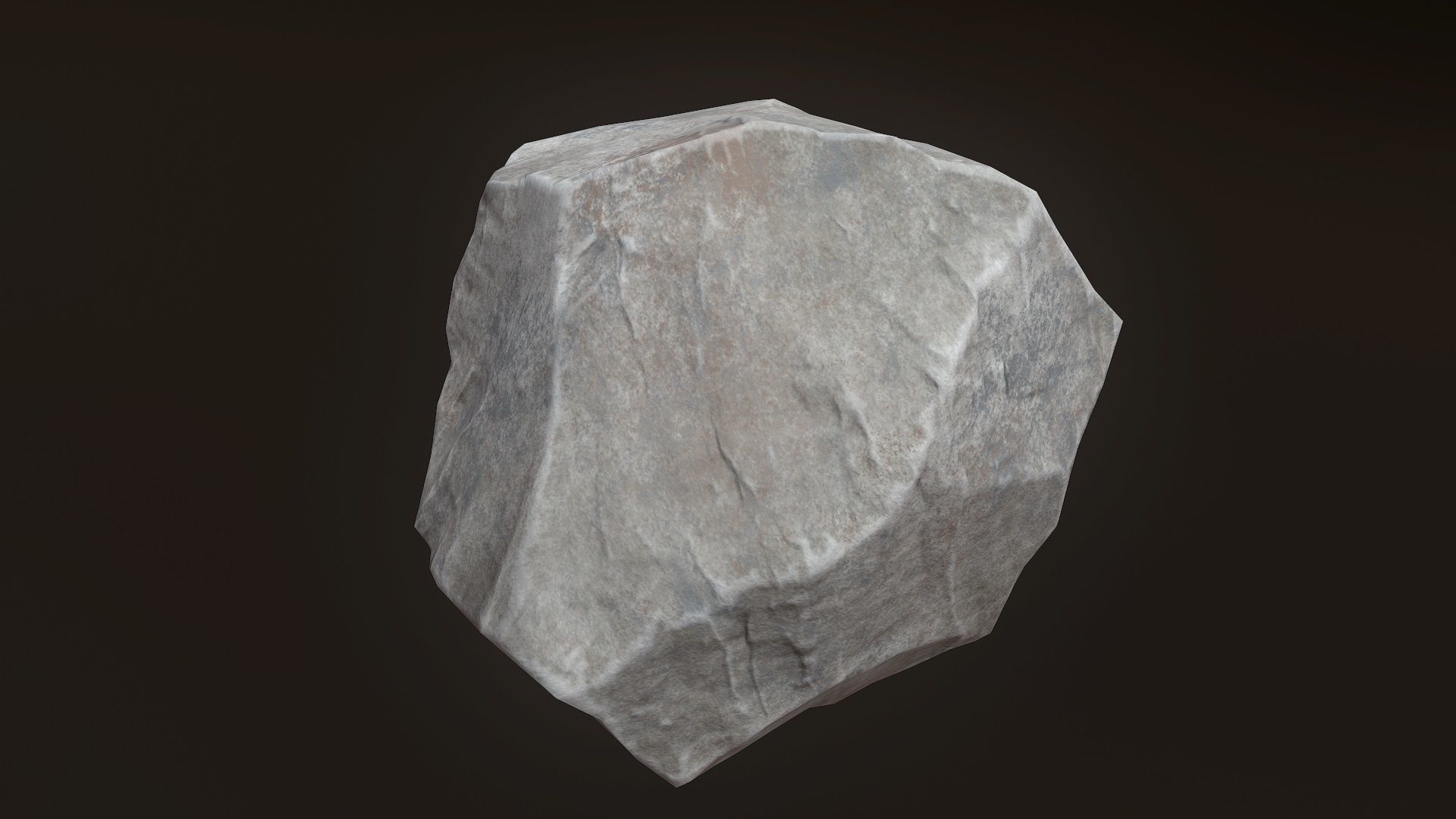 Stone V 10 Low-poly 3D model_16
