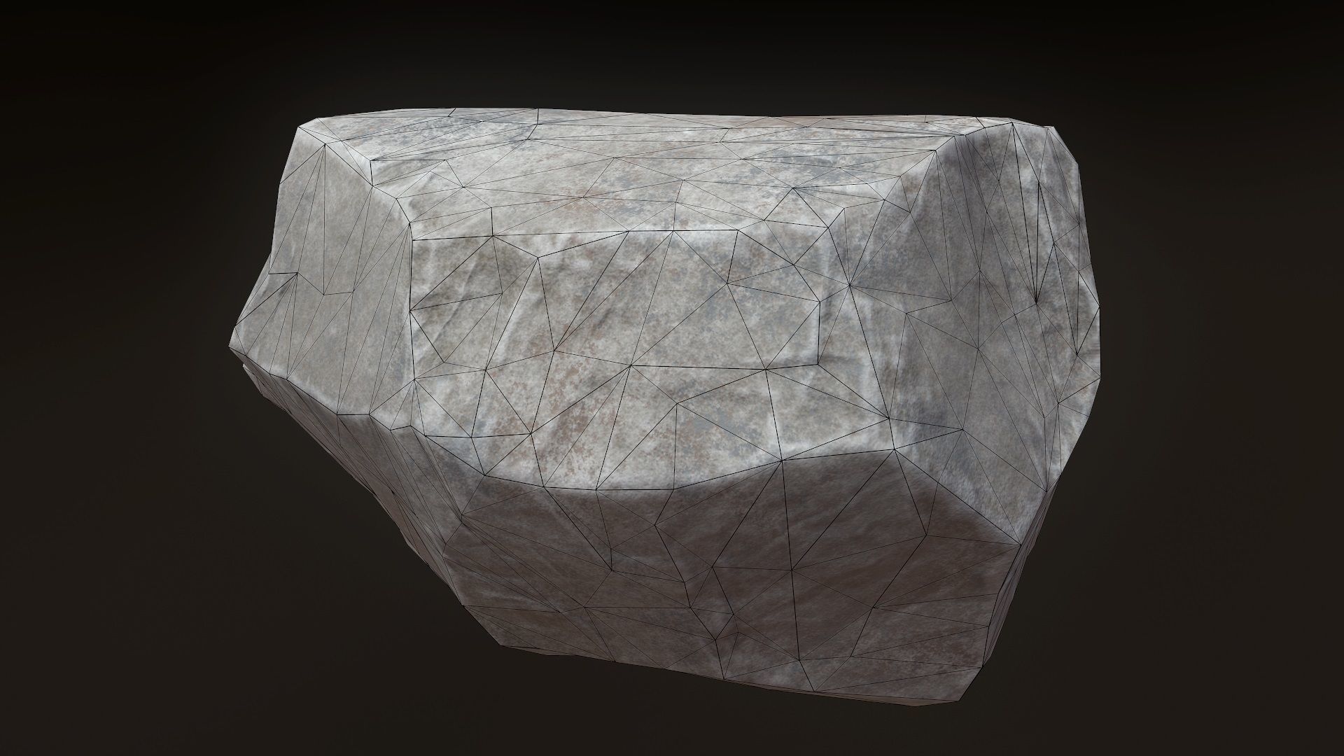 Stone V 10 Low-poly 3D model_31