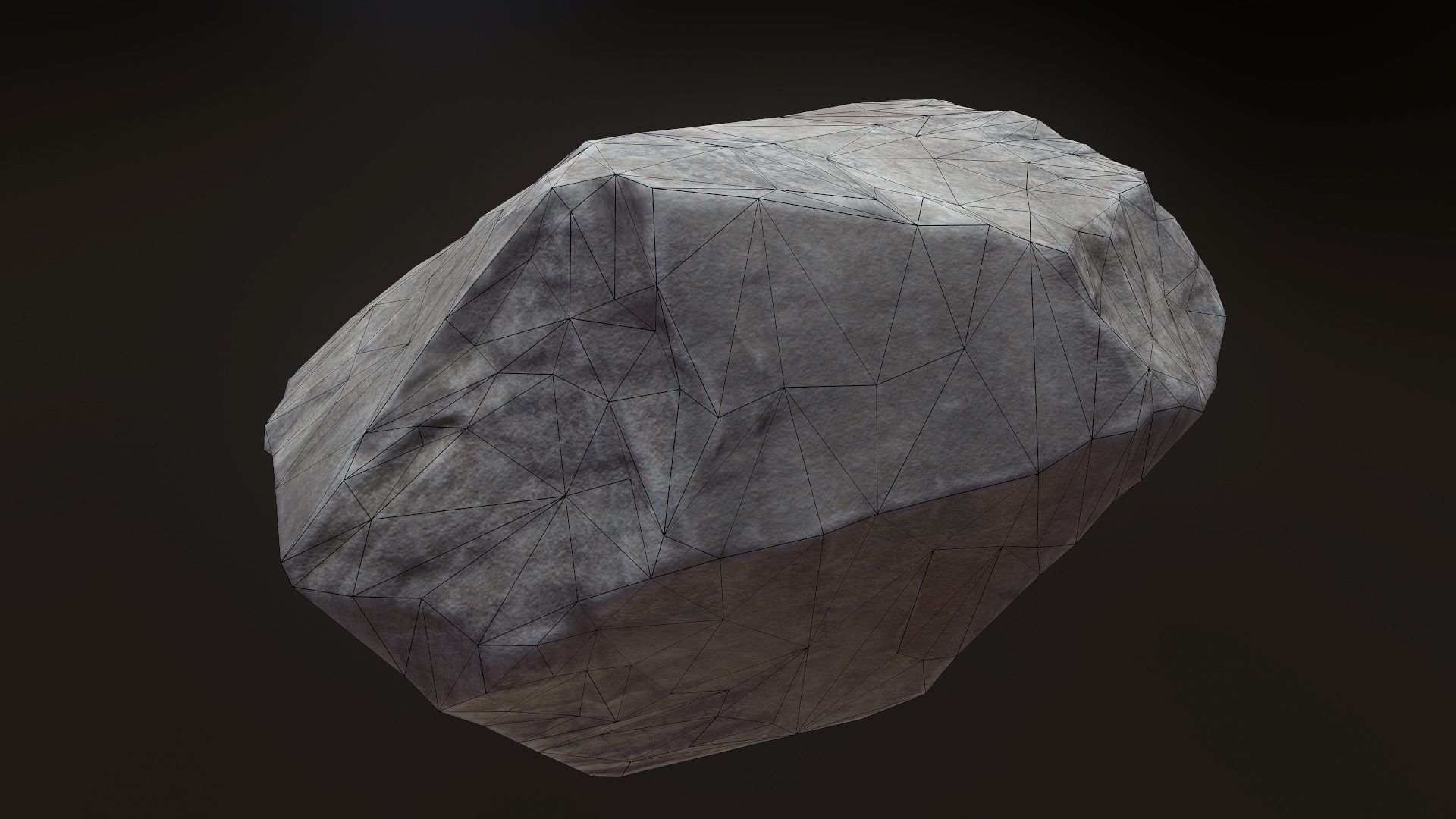 Stone V 10 Low-poly 3D model_30