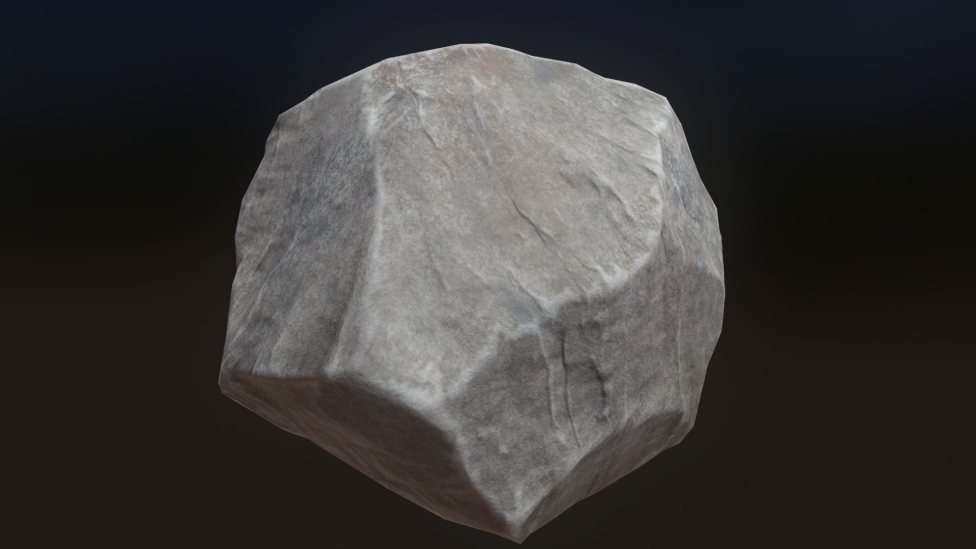 Stone V 10 Low-poly 3D model_1