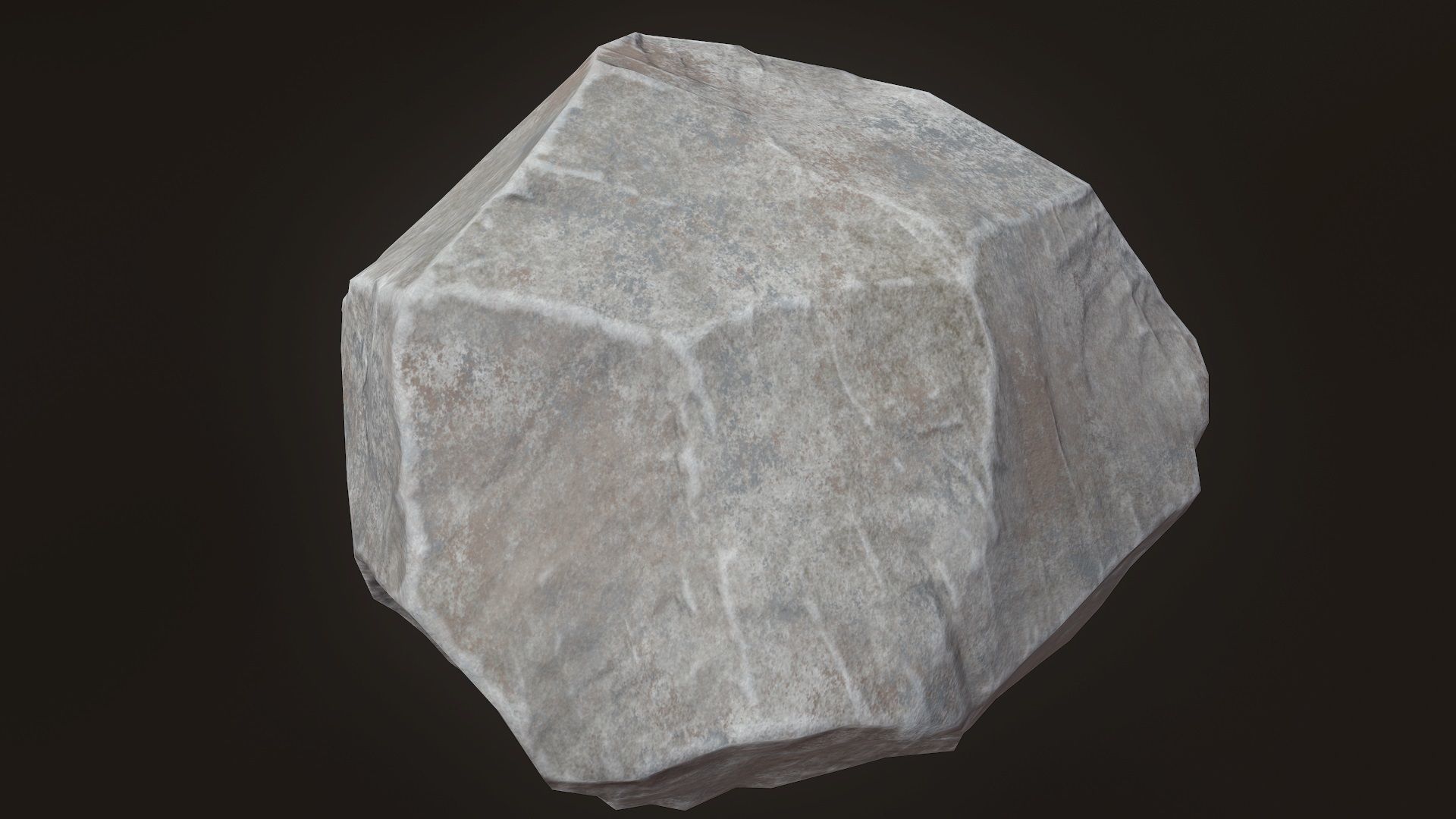 Stone V 10 Low-poly 3D model_17
