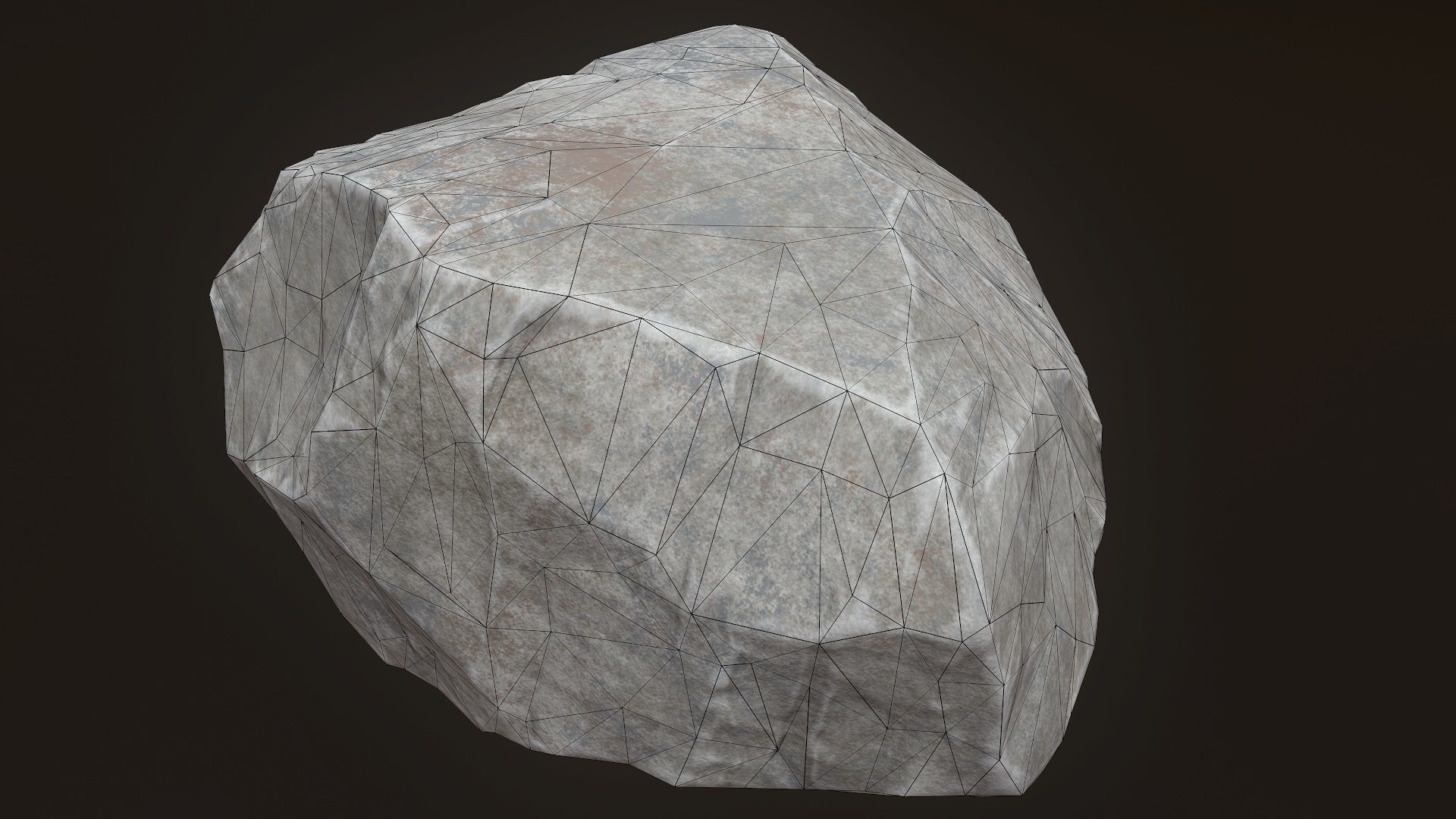 Stone V 10 Low-poly 3D model_25