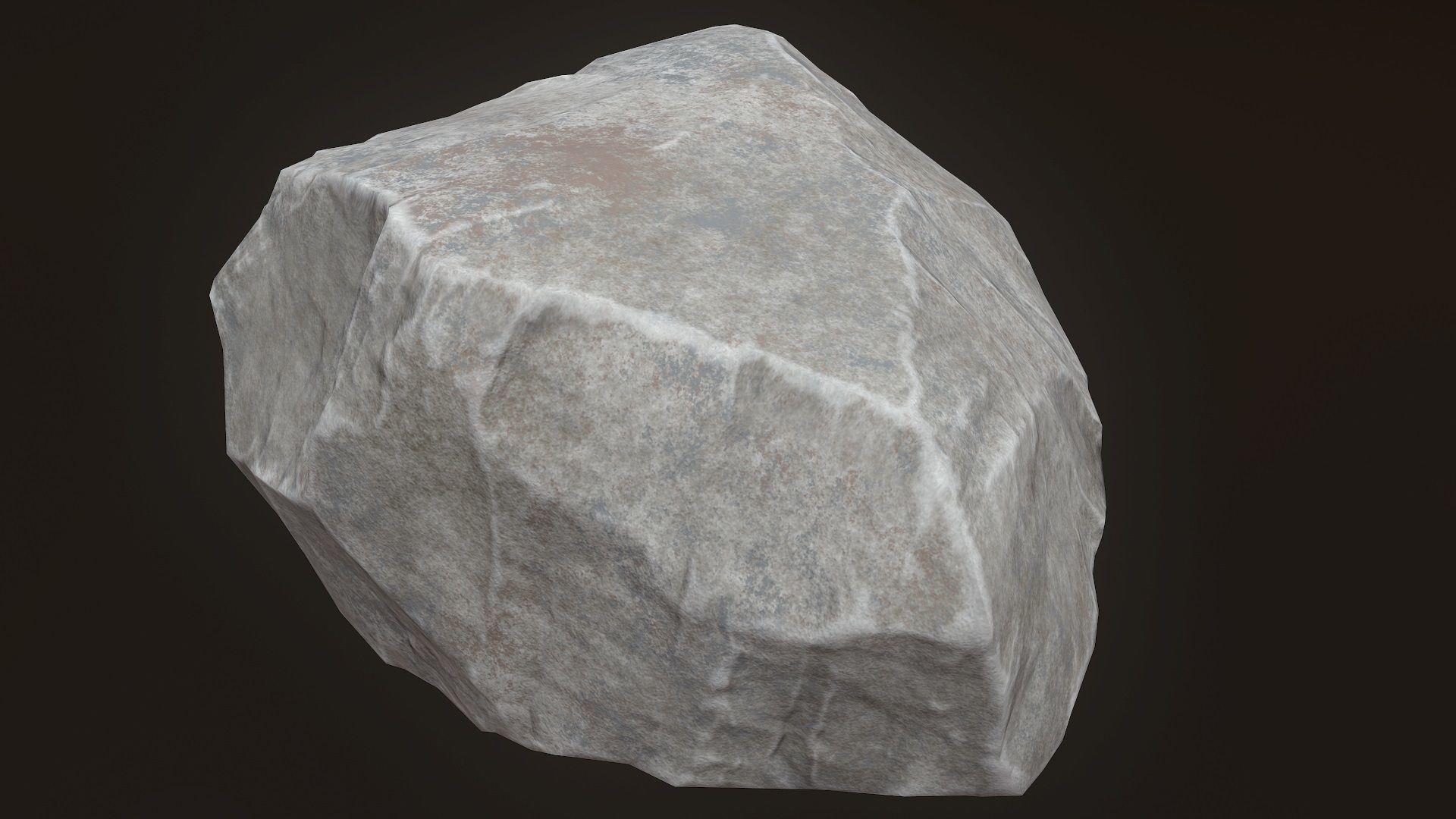 Stone V 10 Low-poly 3D model_24