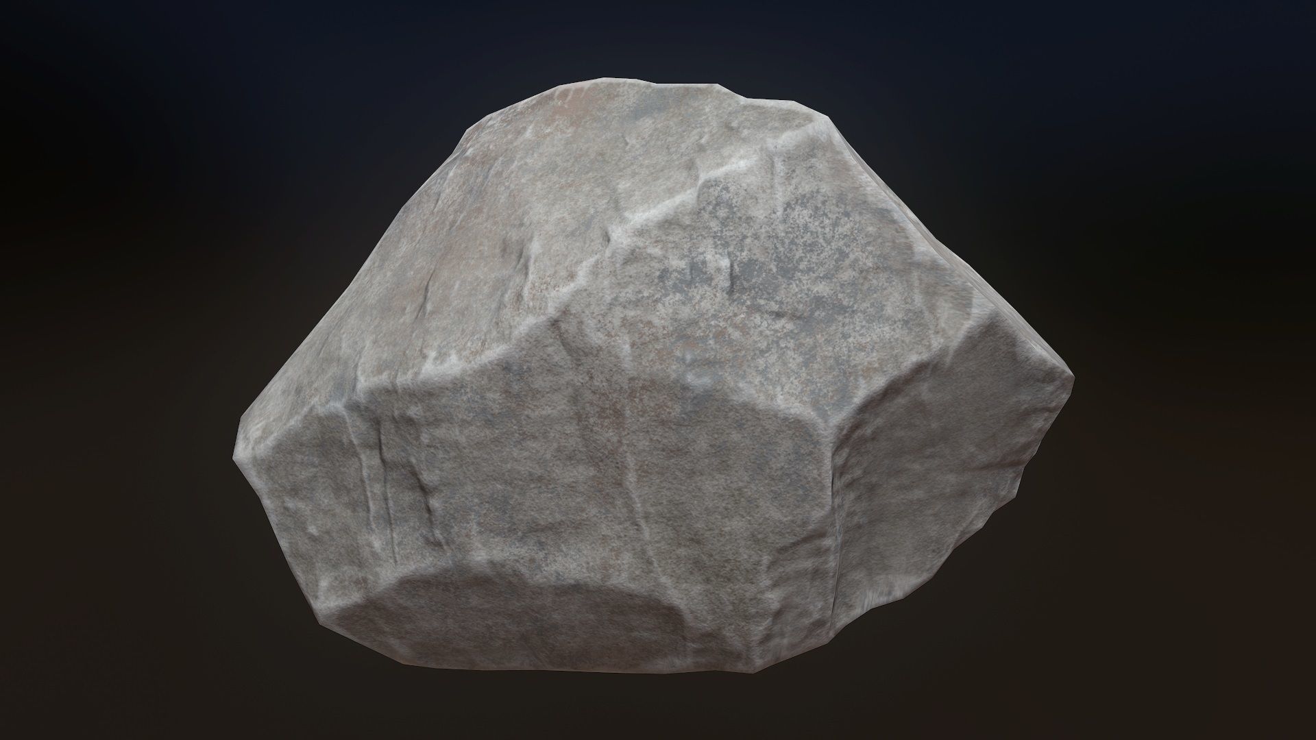 Stone V 10 Low-poly 3D model_4