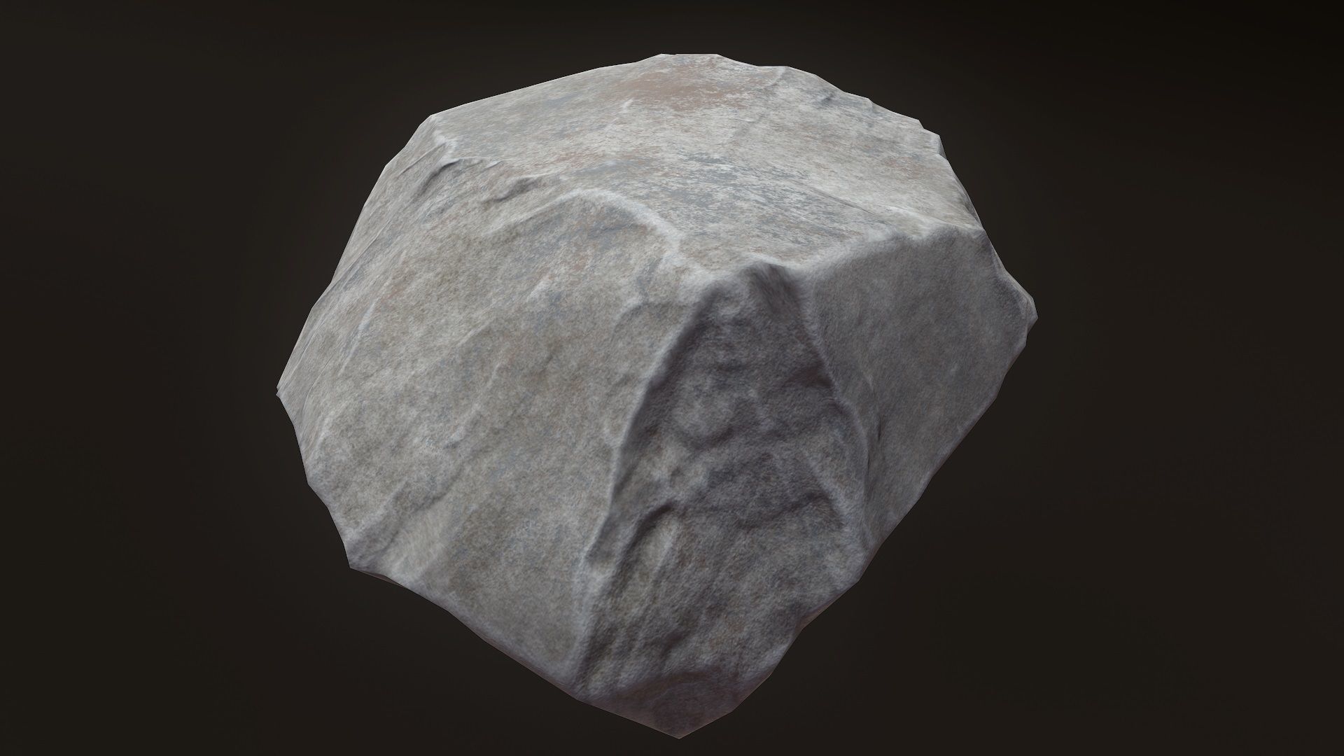 Stone V 10 Low-poly 3D model_20