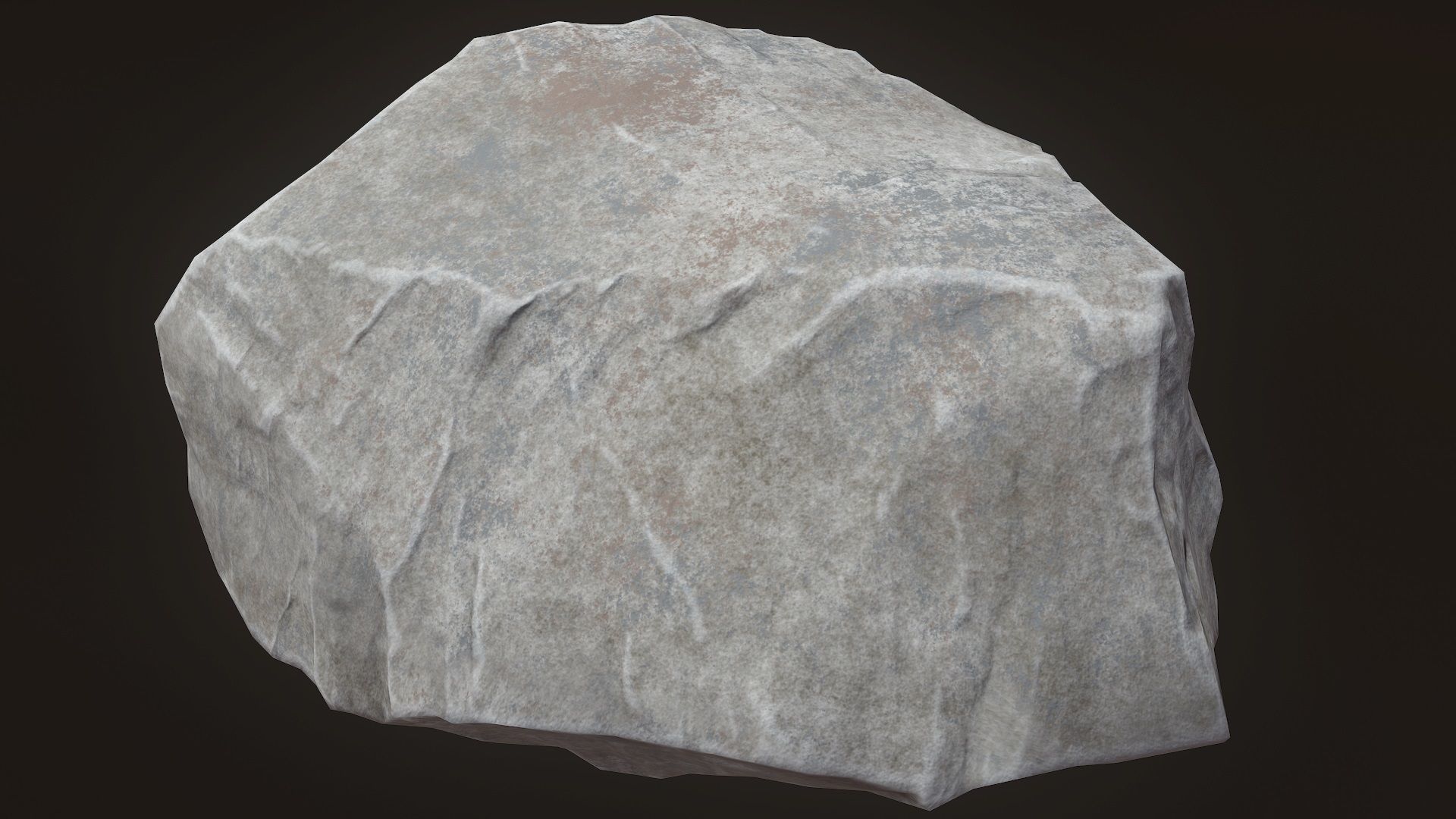 Stone V 10 Low-poly 3D model_19