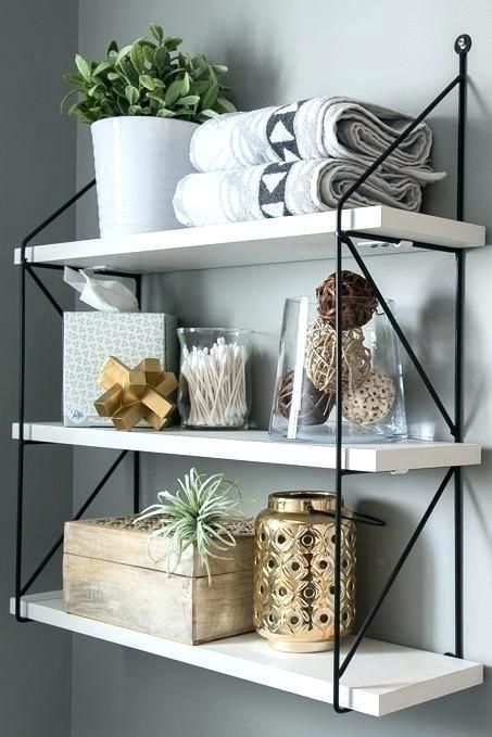 Decorative set 1 bathroom shelf 3D model_6