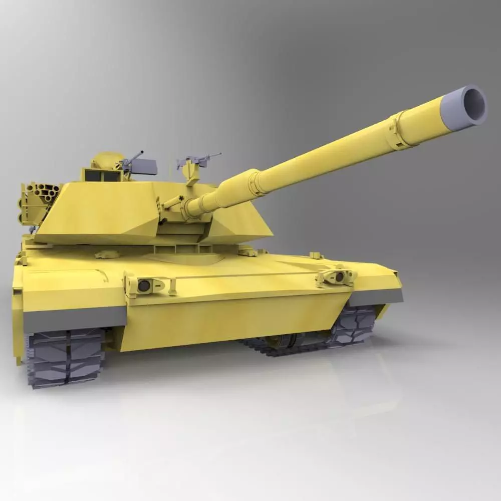 M1A1 Abrams 3D model_0