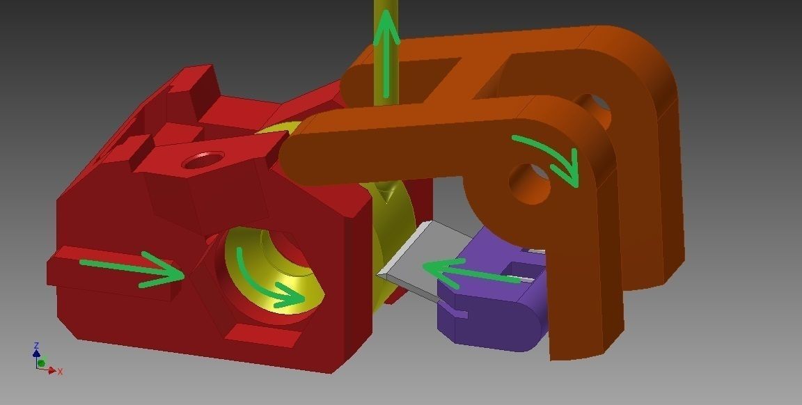 THE FROG is the PRUSAs MMU2 hairless extruder fix 3D print model_5